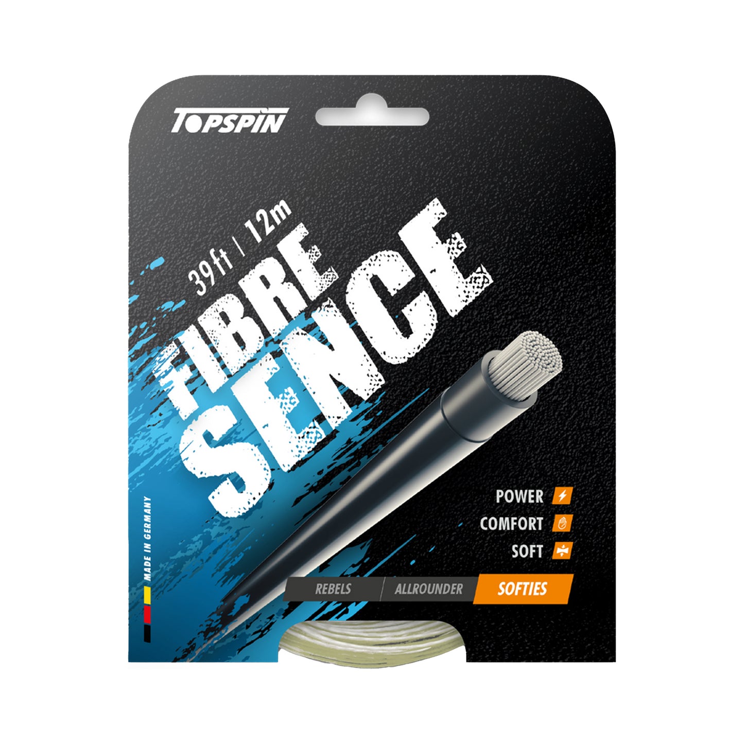 Topspin Fibre Sence 12m Saitenset-Nude Topspin Fibre Sence 12m Saitenset-Nude