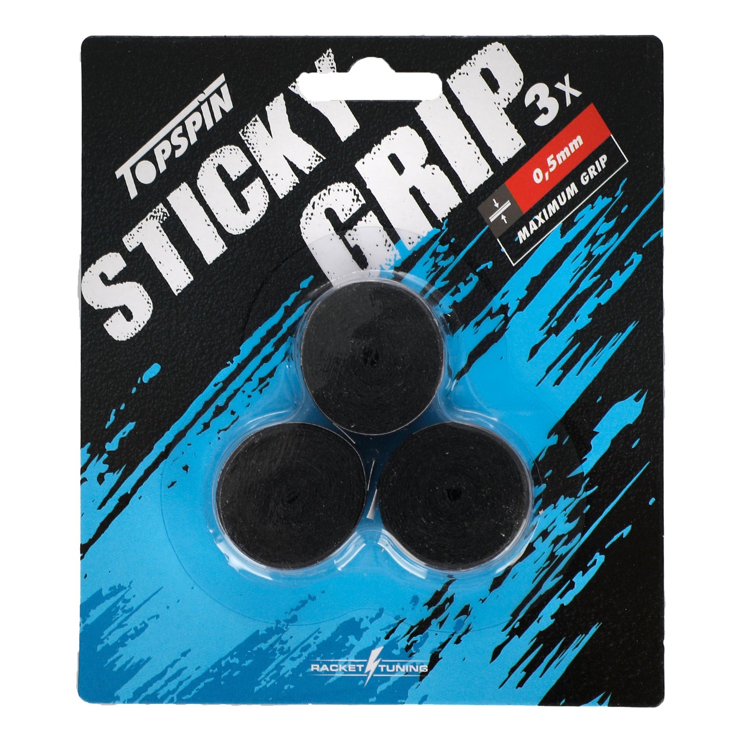 Topspin Sticky Grip 3er Pack-Schwarz Topspin Sticky Grip 3er Pack-Schwarz