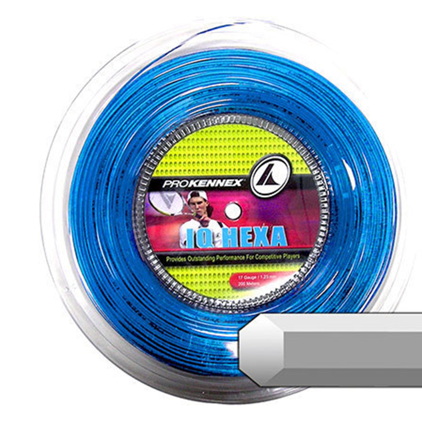 PROKENNEX Iq Hexa Saitenrolle-Blau PROKENNEX Iq Hexa Saitenrolle-Blau
