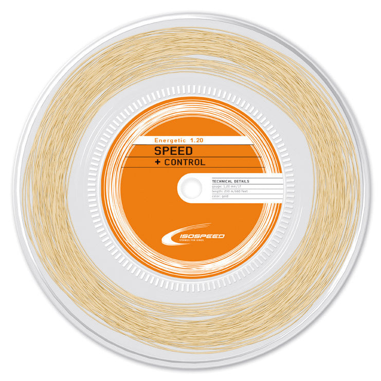 Isospeed Energetic Saitenrolle 200m-Gold Isospeed Energetic Saitenrolle 200m-Gold