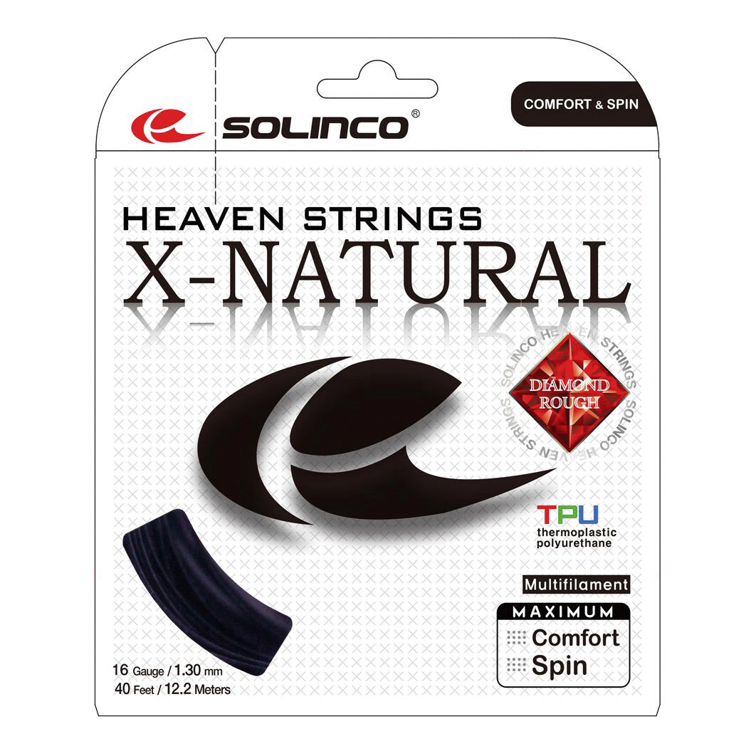 Solinco X-Natural Saitenset 12,2m-Schwarz Solinco X-Natural Saitenset 12,2m-Schwarz