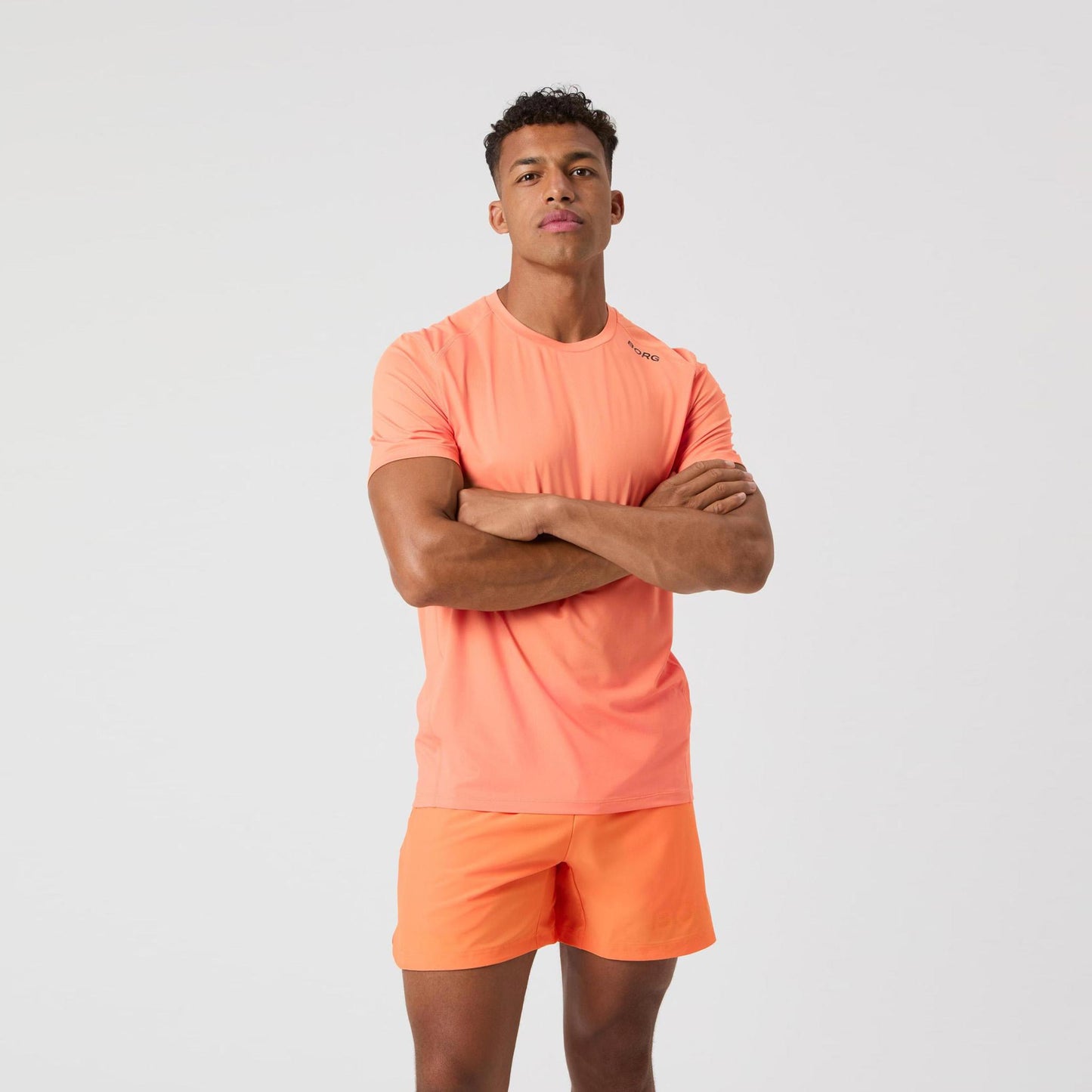 Björn Borg Borg Athletic T-Shirt Herren - orange Björn Borg Borg Athletic T-Shirt Herren - orange