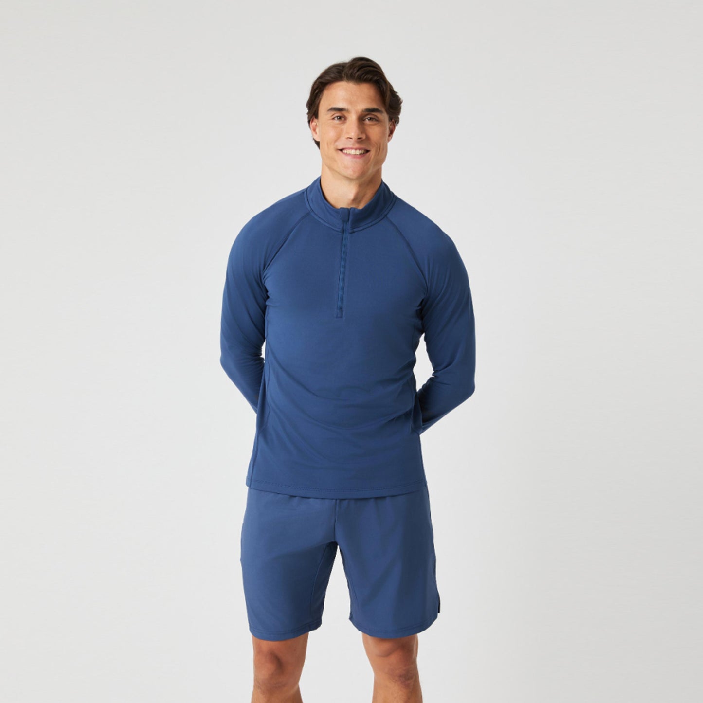 Björn Borg Midlayer Half Zip Longsleeve Herren - dunkelblau Björn Borg Midlayer Half Zip Longsleeve Herren - dunkelblau