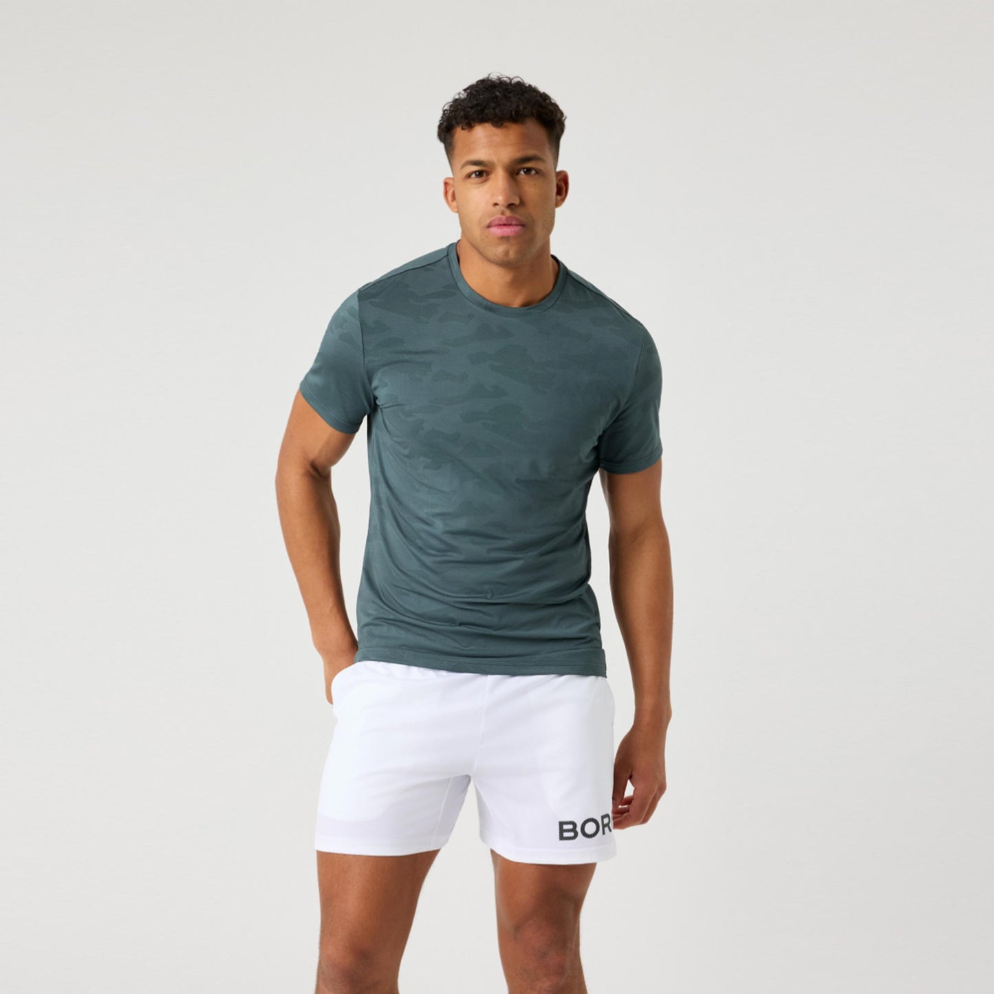 Björn Borg Performance T-Shirt Herren-dunkelgrün Björn Borg Performance T-Shirt Herren-dunkelgrün