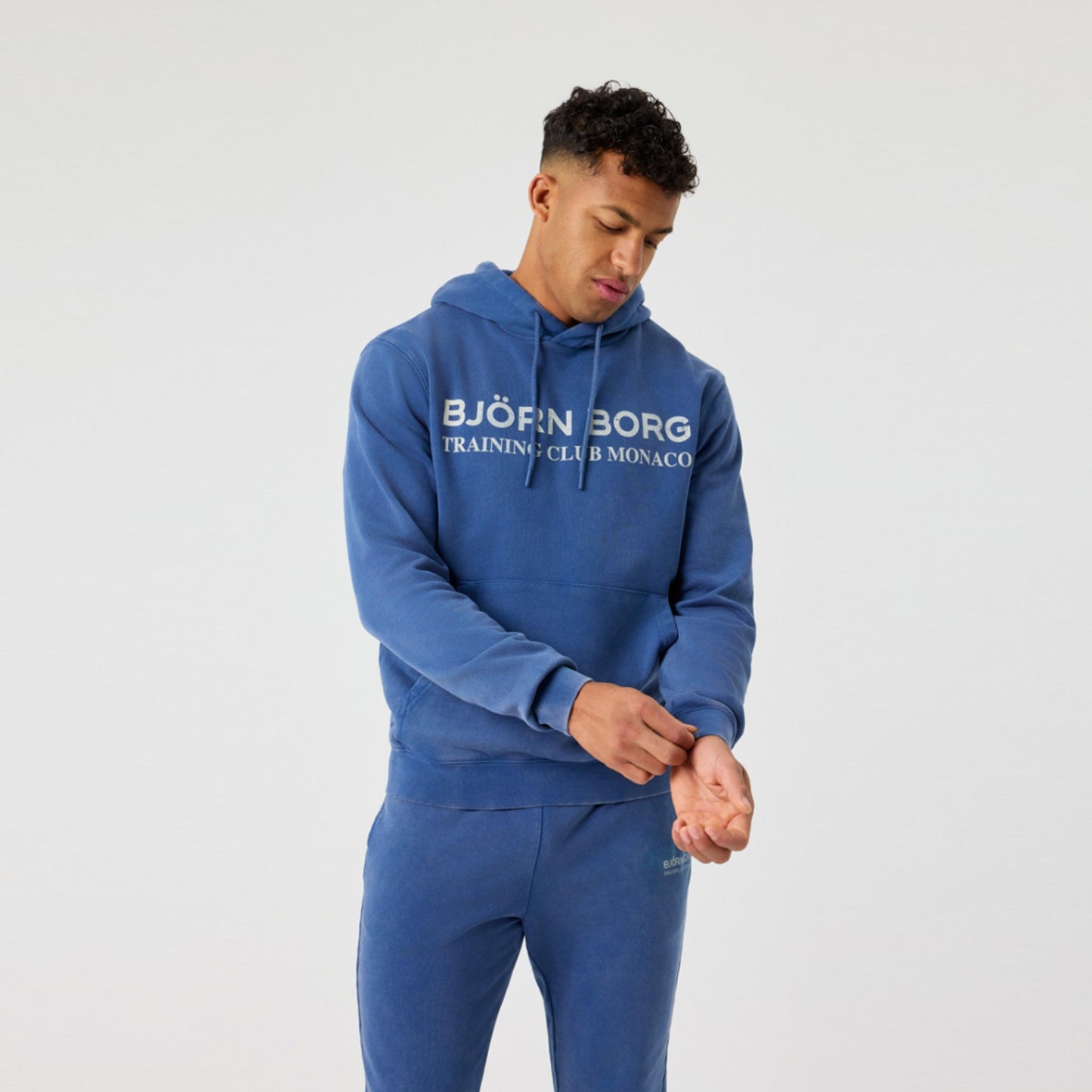Björn Borg Classic Print Hoody Herren-blau Björn Borg Classic Print Hoody Herren-blau