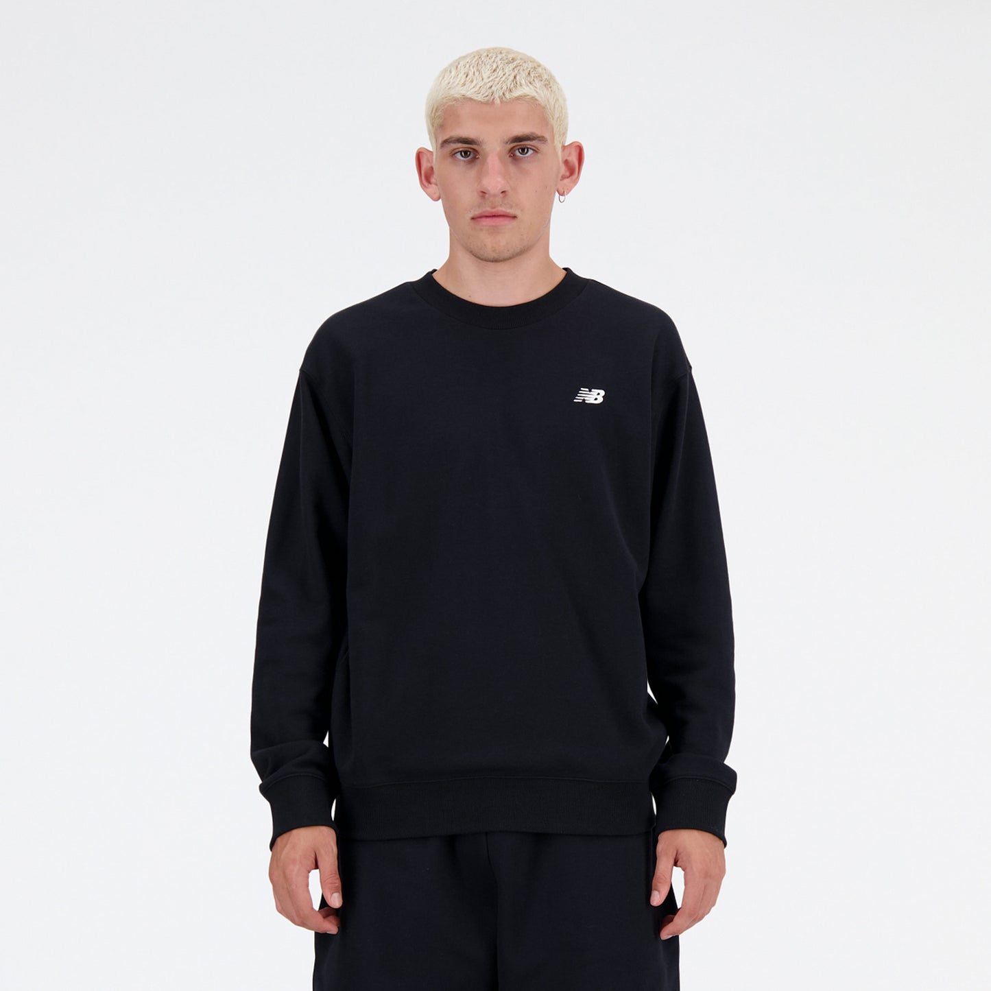 New Balance Essentials French Terry Sweatshirt Herren-Schwarz New Balance Essentials French Terry Sweatshirt Herren-Schwarz