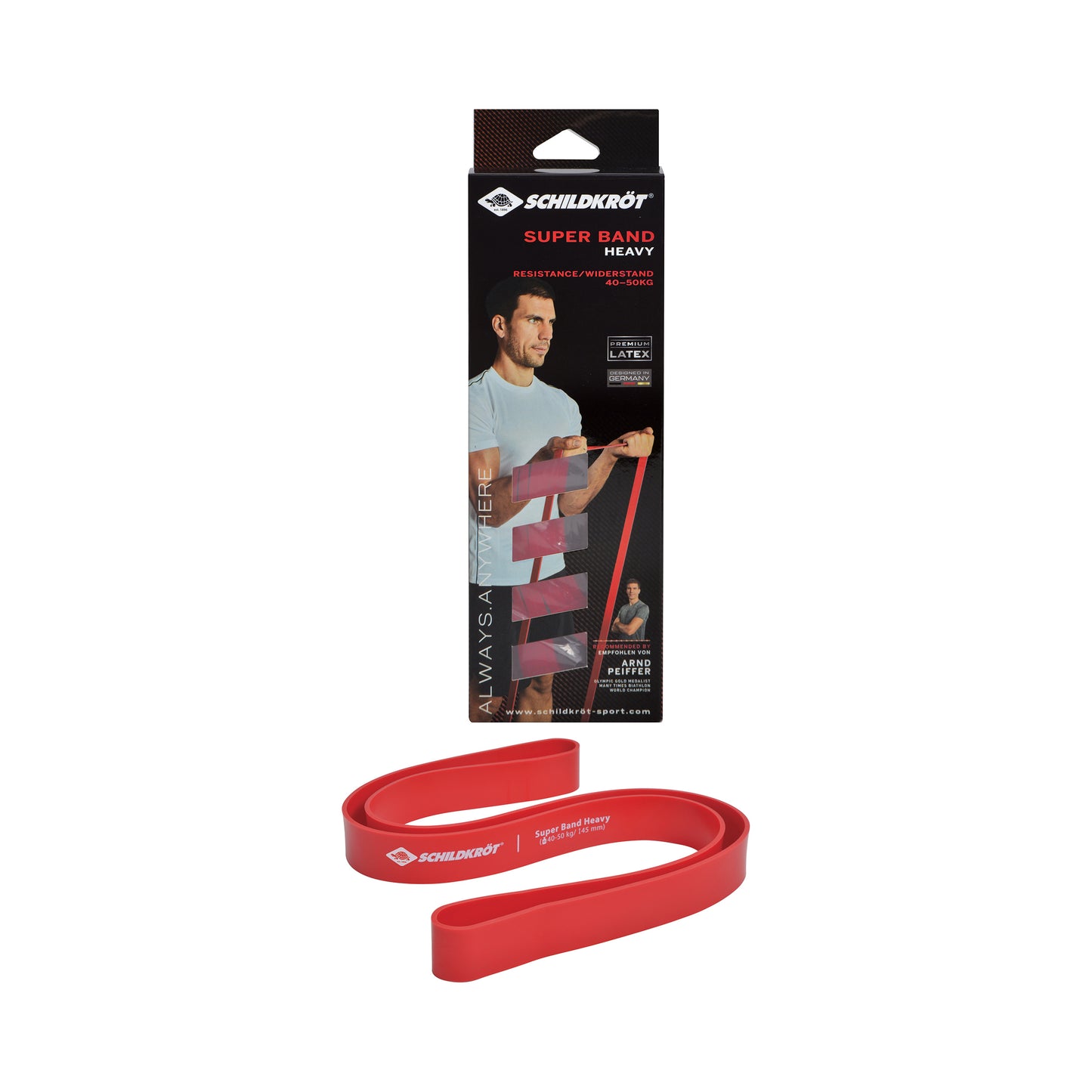 Schildkröt Fitness Super Band Heavy Widerstandsbänder-Rot Schildkröt Fitness Super Band Heavy Widerstandsbänder-Rot