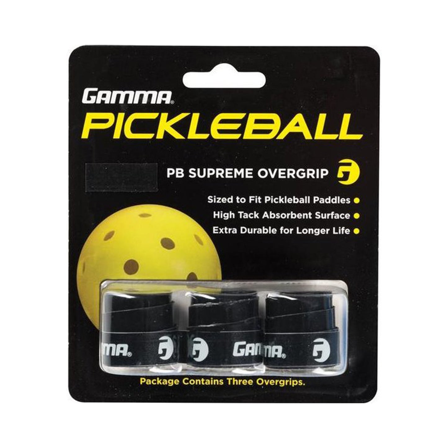 Gamma Pickleball Supreme-Schwarz Gamma Pickleball Supreme-Schwarz