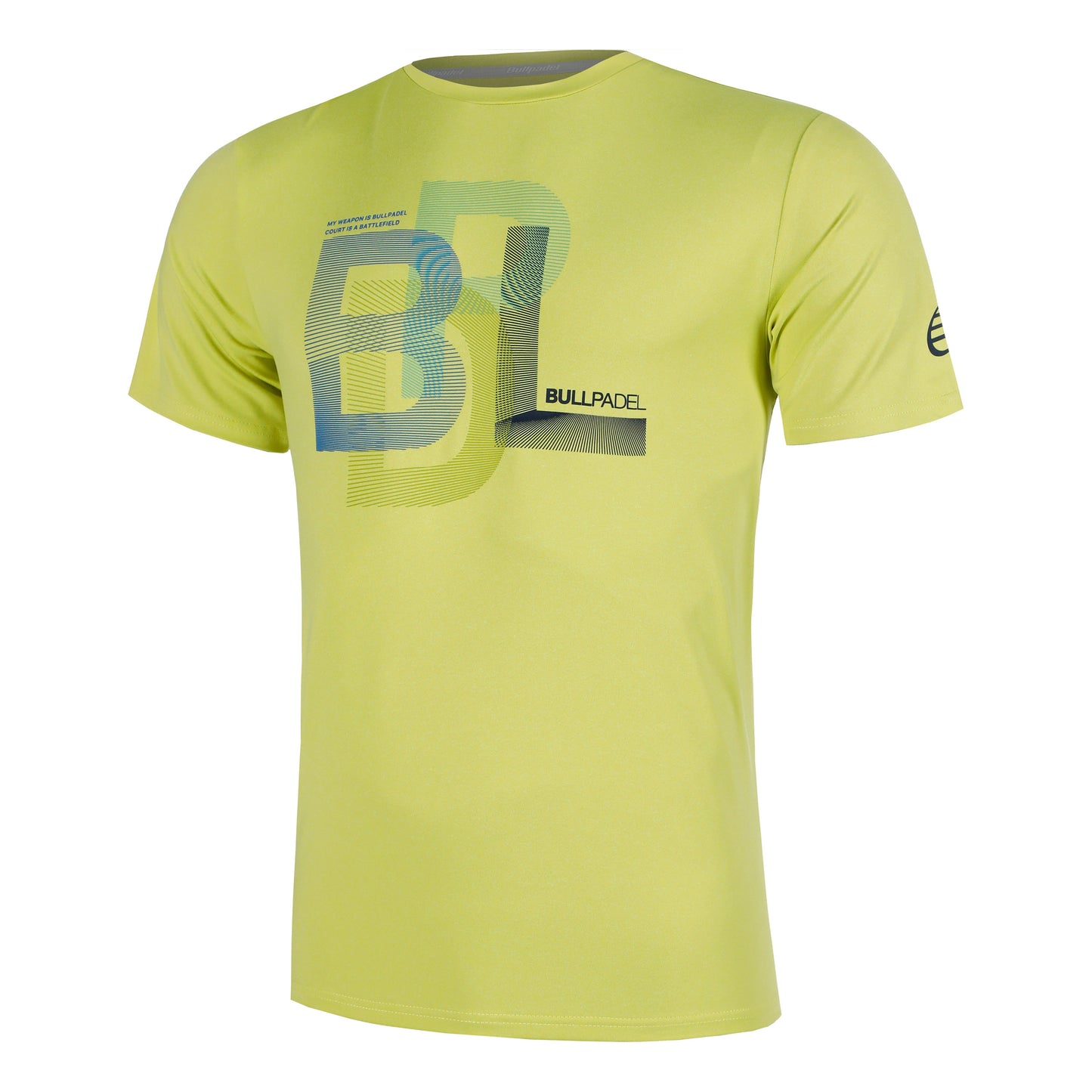 Bullpadel Bebas T-Shirt Herren-Gelb Bullpadel Bebas T-Shirt Herren-Gelb