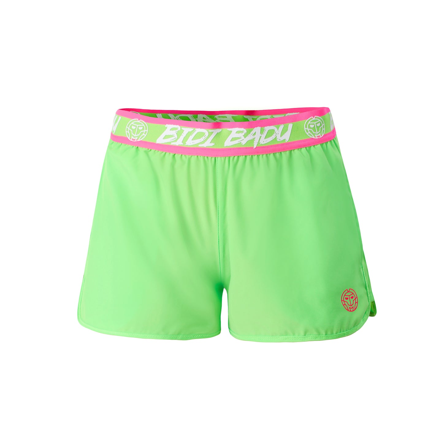 BIDI BADU Tiida Tech 2in1 Shorts Damen - neongrün, pink BIDI BADU Tiida Tech 2in1 Shorts Damen - neongrün, pink