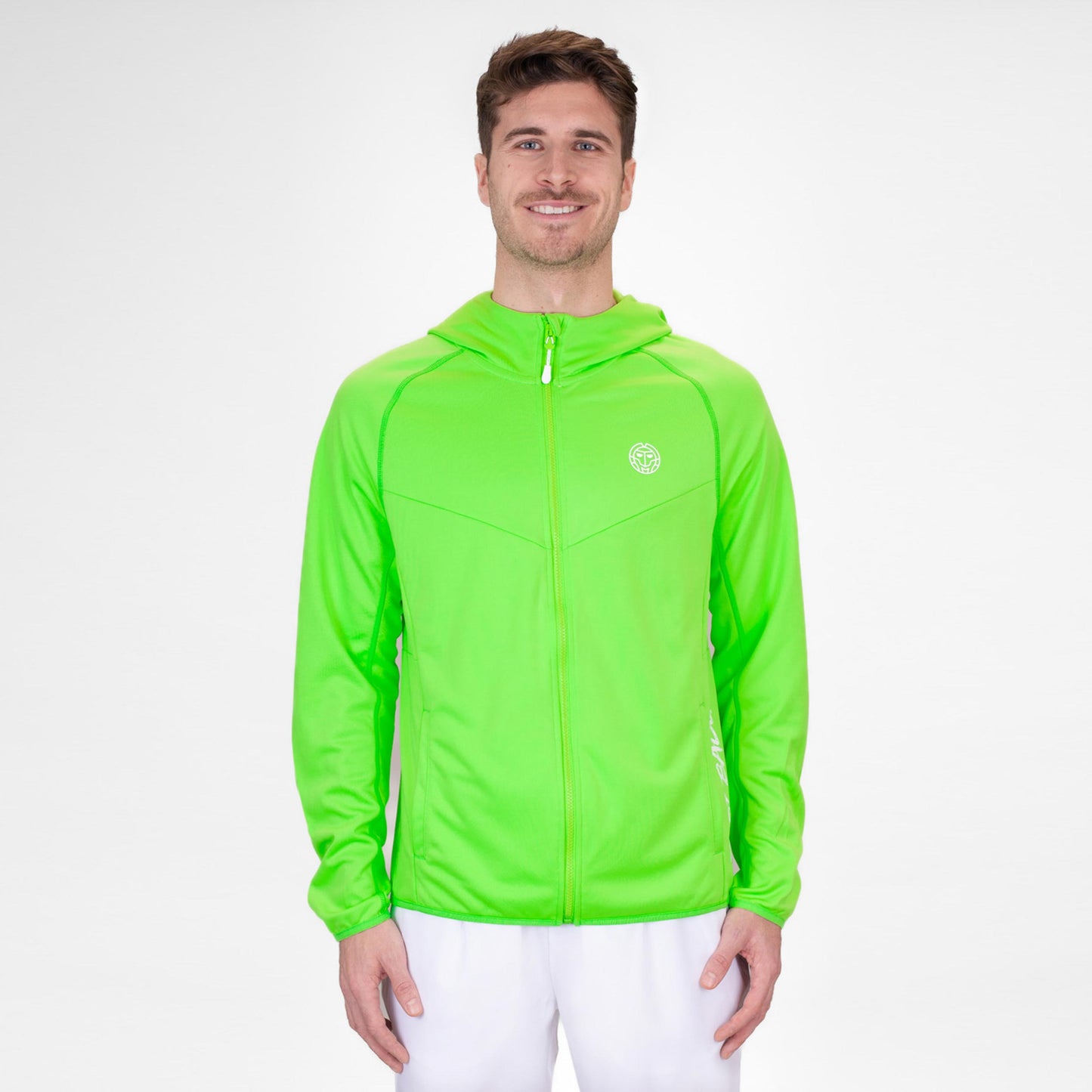 BIDI BADU Crew Hood Sweatjacke Herren-Neongrün BIDI BADU Crew Hood Sweatjacke Herren-Neongrün