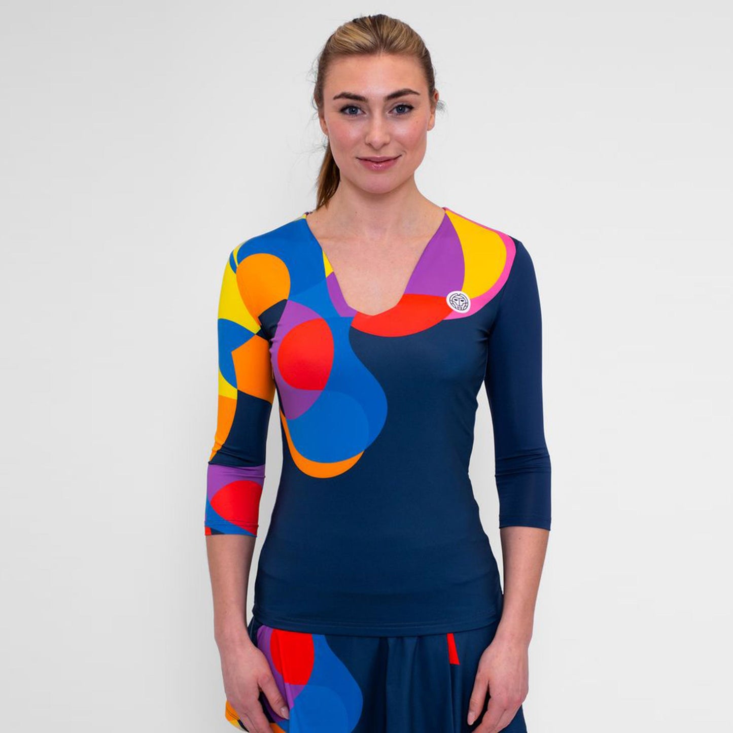 BIDI BADU Twiggy Longsleeve Damen-Dunkelblau,Mehrfarbig BIDI BADU Twiggy Longsleeve Damen-Dunkelblau,Mehrfarbig