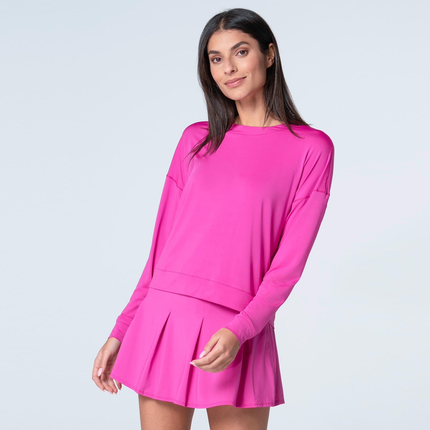 Lucky in Love Hype Longsleeve Damen - pink Lucky in Love Hype Longsleeve Damen - pink
