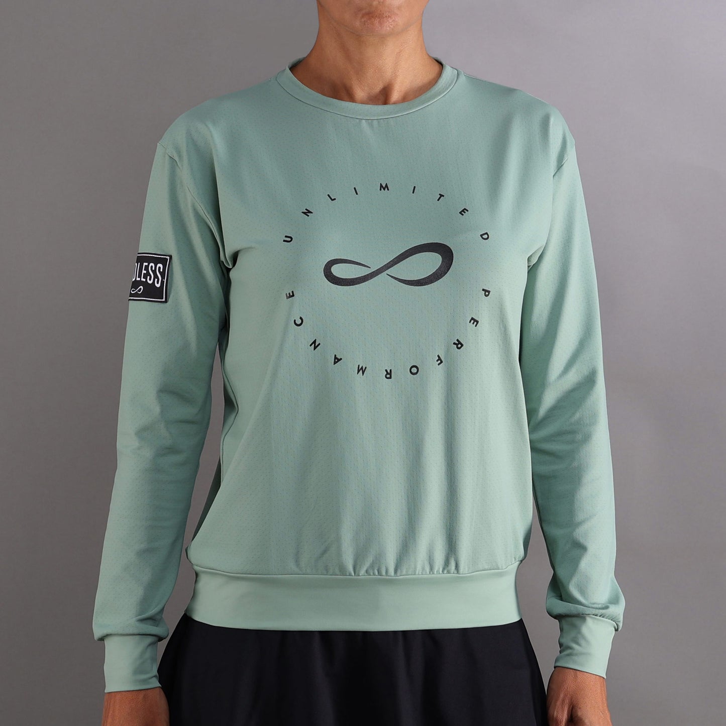 Endless Inner Tech Sweatshirt Damen-Grün,Dunkelblau Endless Inner Tech Sweatshirt Damen-Grün,Dunkelblau