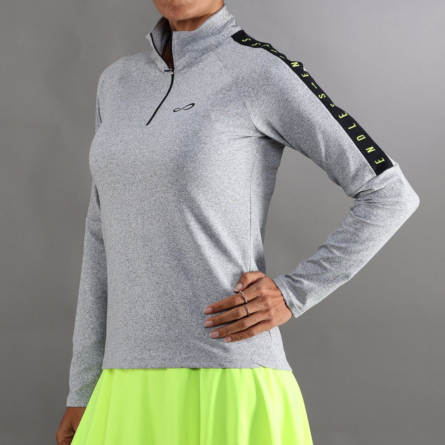 Endless Kirsch Iconic Ii Longsleeve Damen-Grau,Schwarz Endless Kirsch Iconic Ii Longsleeve Damen-Grau,Schwarz