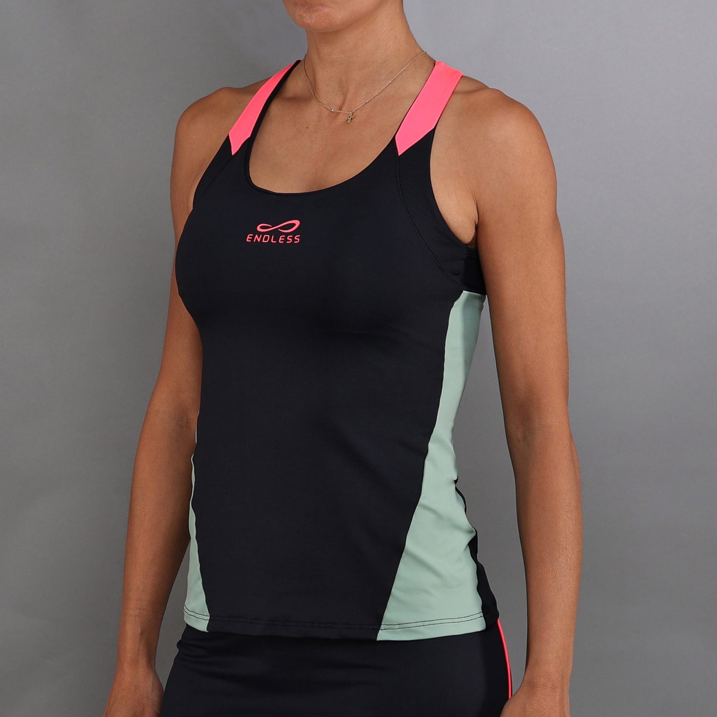 Endless Grace Tank-Top Damen-Schwarz,Grün Endless Grace Tank-Top Damen-Schwarz,Grün