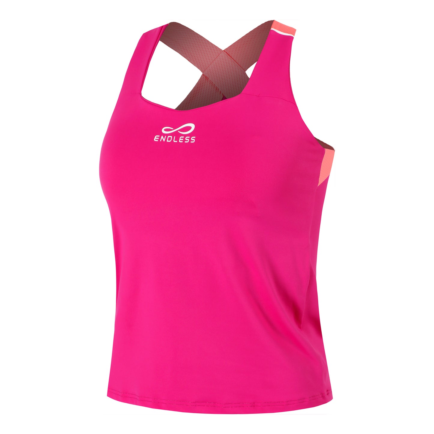 Endless Cross Tank-Top Damen-Pink Endless Cross Tank-Top Damen-Pink