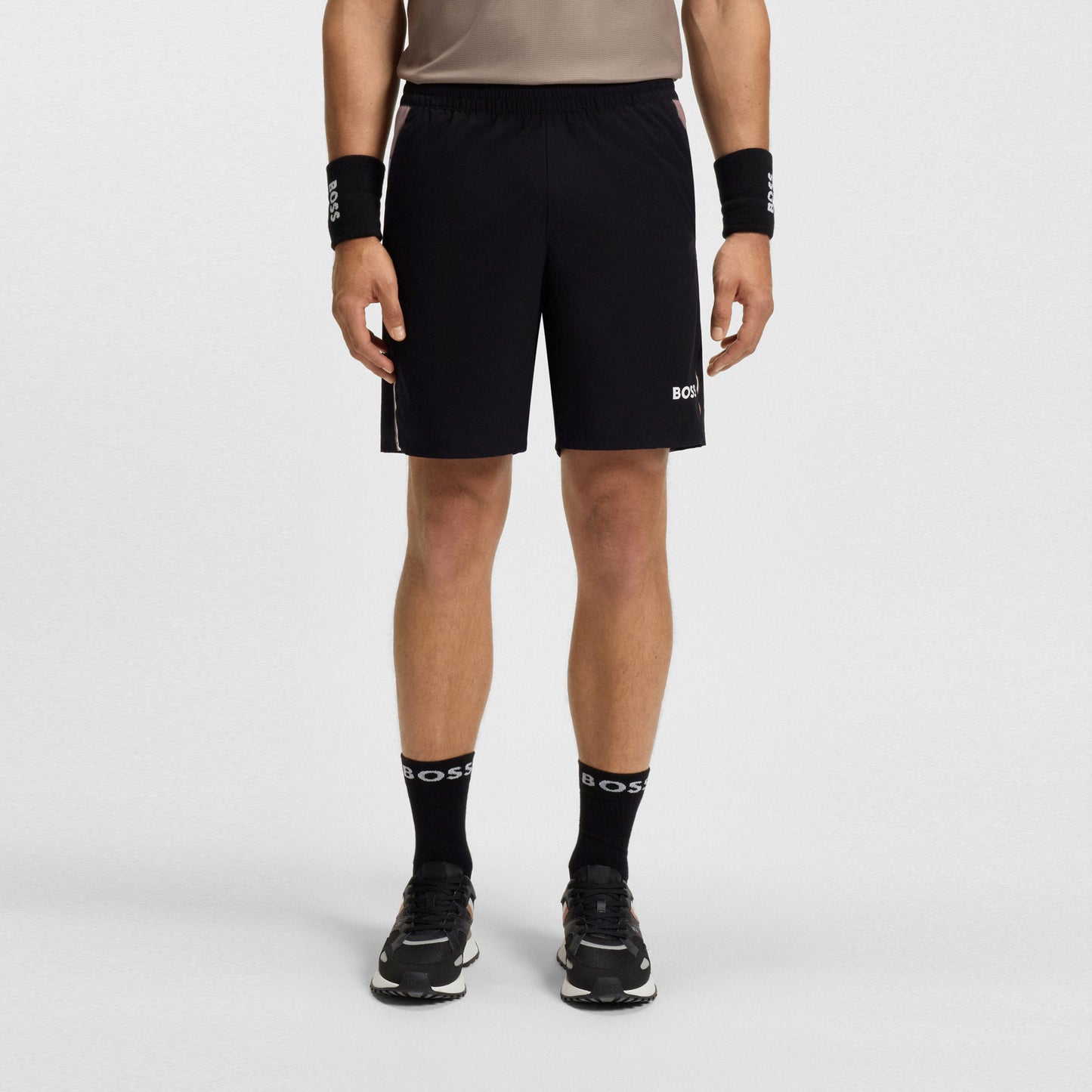 BOSS Match 9in Shorts Herren-Schwarz BOSS Match 9in Shorts Herren-Schwarz