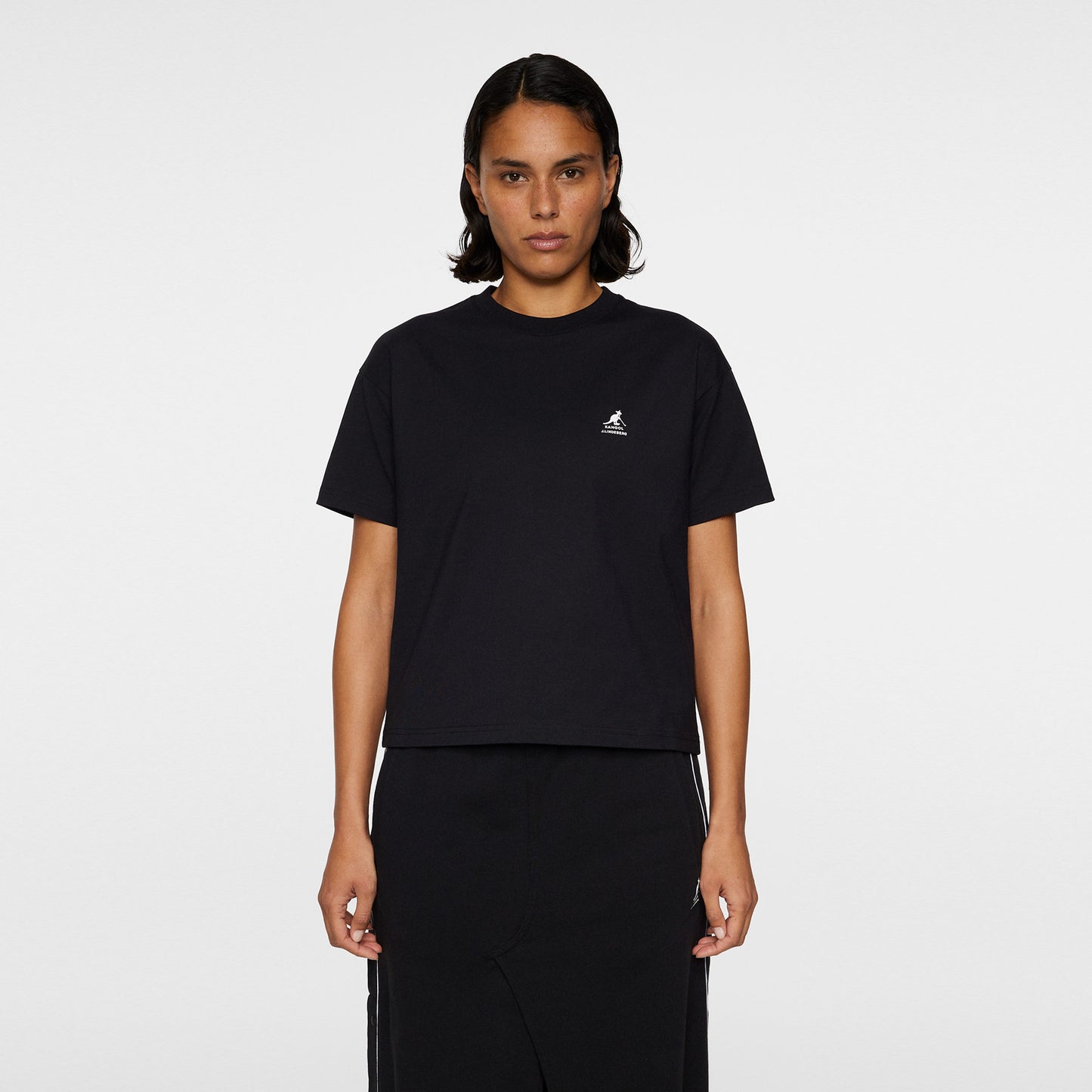 JLindeberg Kangol Lina T-Shirt Damen-Schwarz JLindeberg Kangol Lina T-Shirt Damen-Schwarz