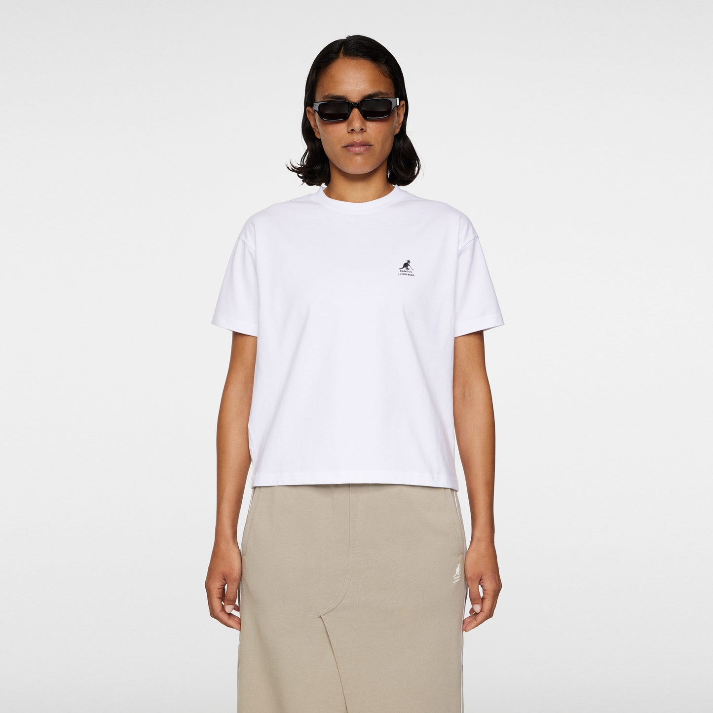 JLindeberg Kangol Lina T-Shirt Damen-Weiß JLindeberg Kangol Lina T-Shirt Damen-Weiß