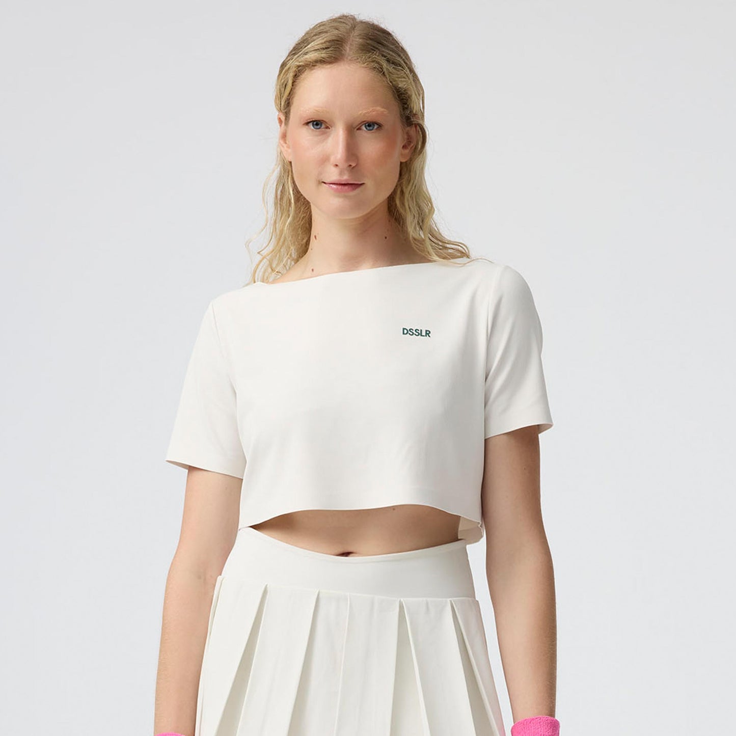 DSSLR Top Layer T-Shirt Damen-Creme DSSLR Top Layer T-Shirt Damen-Creme