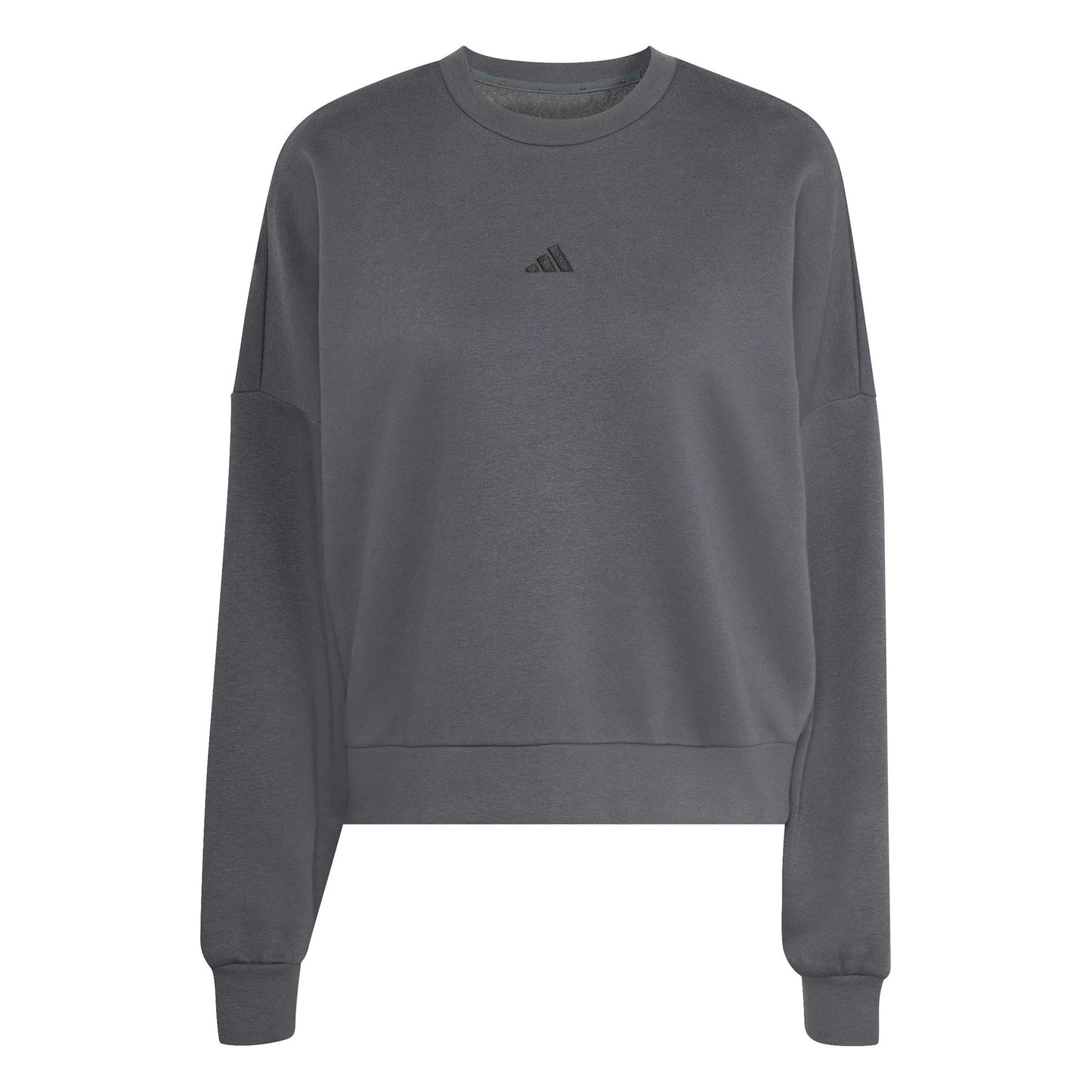 adidas Essentials Sweatshirt Damen-grau, schwarz adidas Essentials Sweatshirt Damen-grau, schwarz