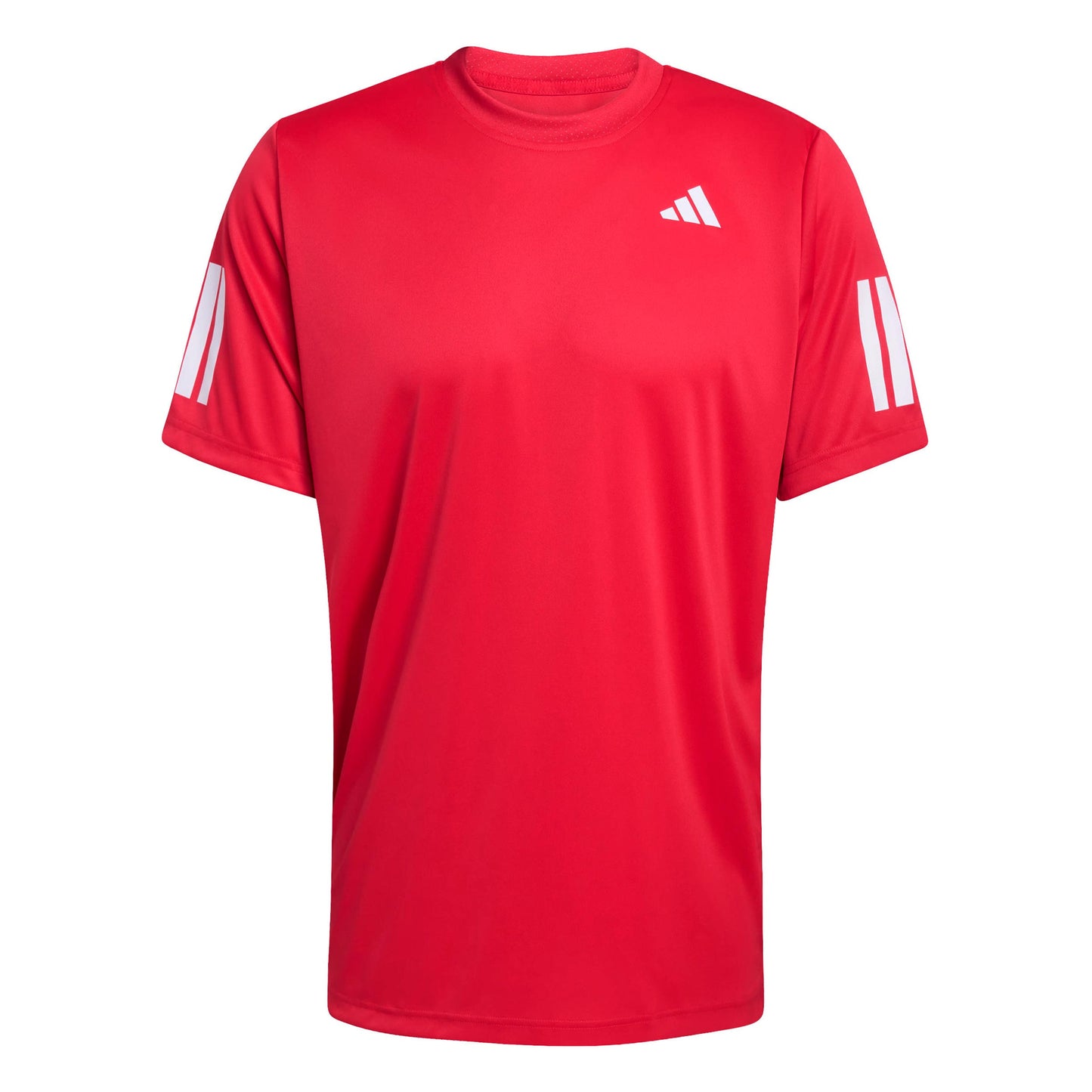 adidas Club 3Stripes T-Shirt Herren - rot, weiß adidas Club 3Stripes T-Shirt Herren - rot, weiß