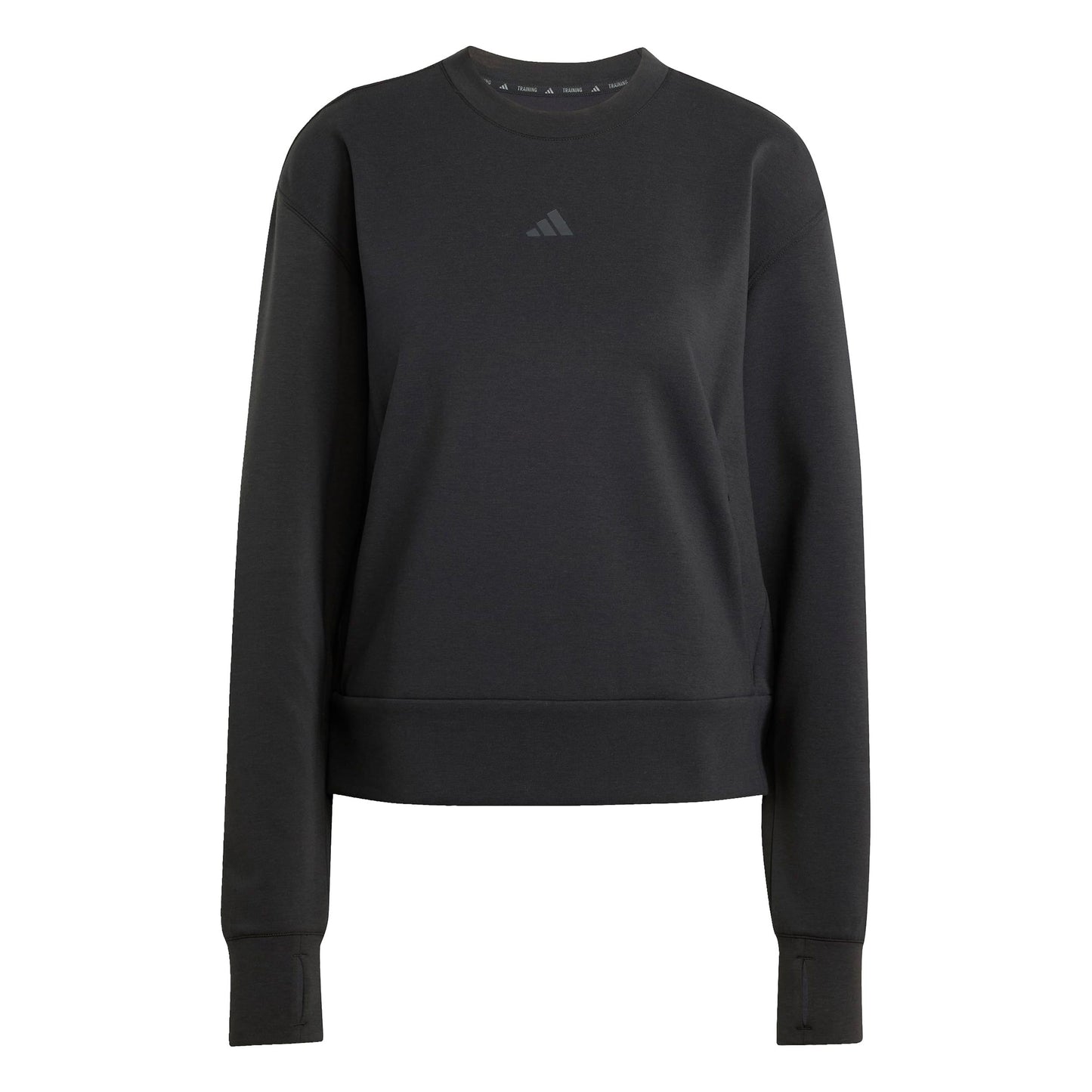 adidas D4T Knit Crew Sweatshirt Damen-schwarz adidas D4T Knit Crew Sweatshirt Damen-schwarz