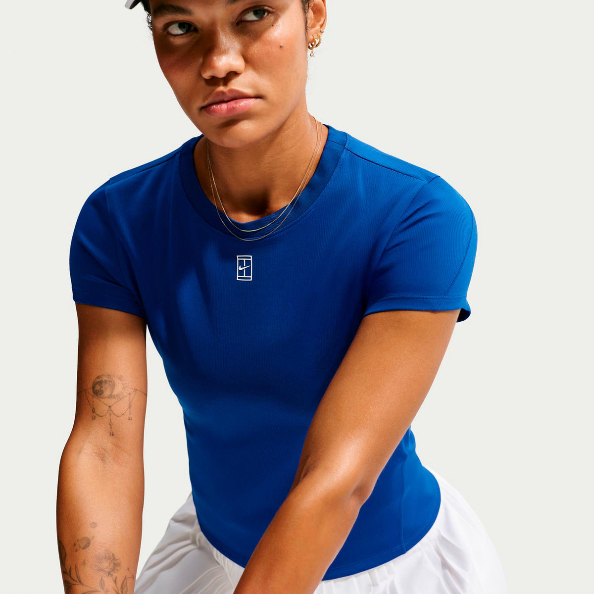 Nike Court Dri-FIT Advantage T-Shirt Damen - blau Nike Court Dri-FIT Advantage T-Shirt Damen - blau
