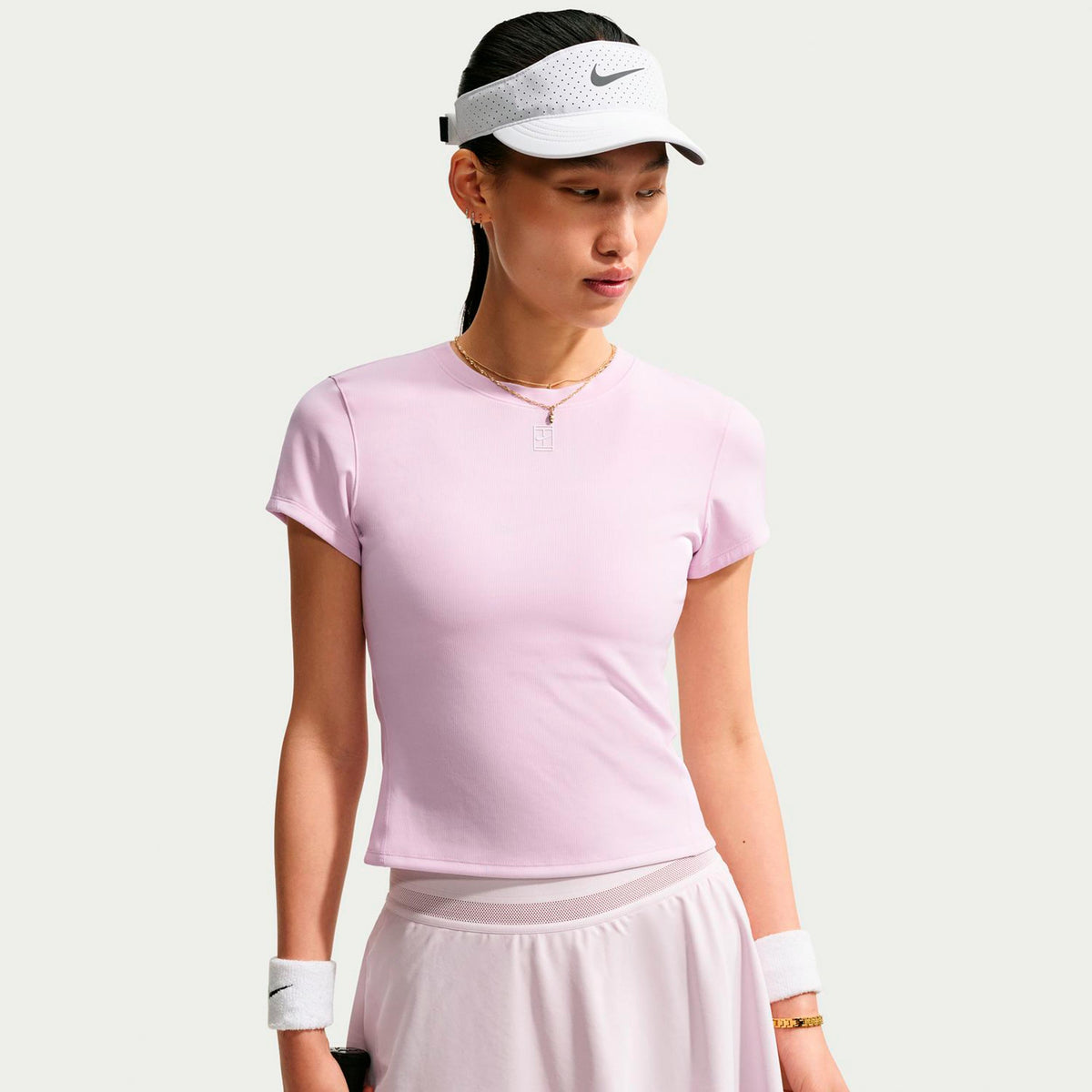 Nike Court Dri-FIT Advantage T-Shirt Damen - pastellrosa Nike Court Dri-FIT Advantage T-Shirt Damen - pastellrosa