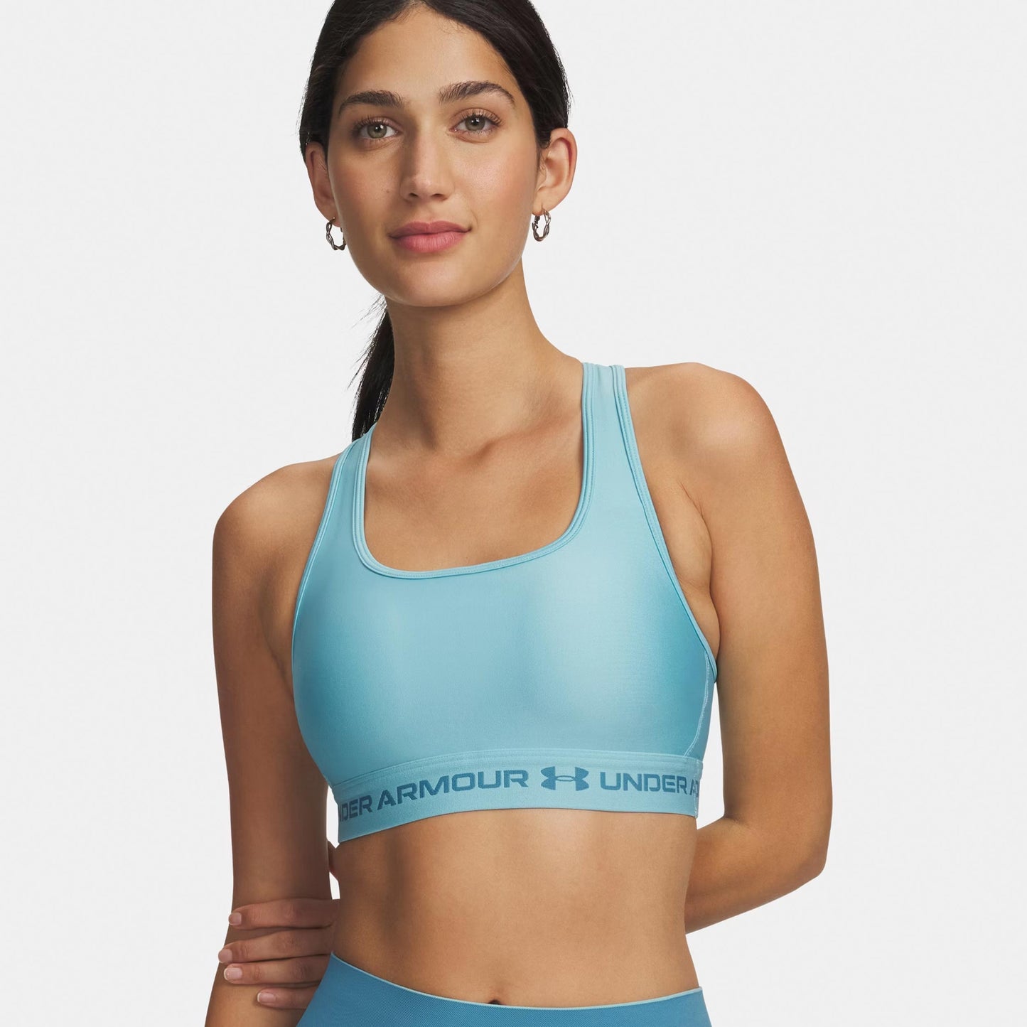 Under Armour Crossback Mid Sport-BH Damen-blau, blau Under Armour Crossback Mid Sport-BH Damen-blau, blau