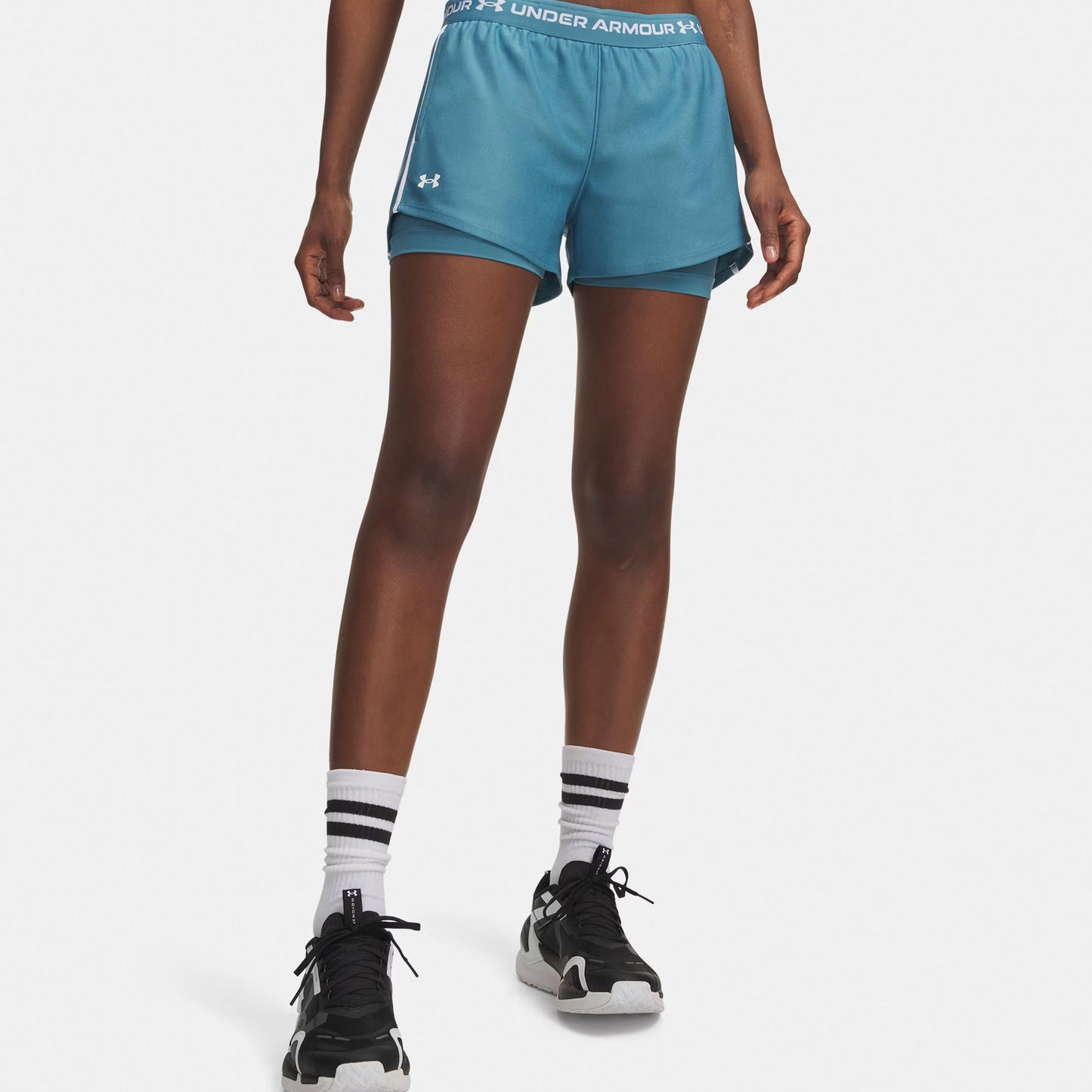 Under Armour Tech Play Up 2in1 Shorts Damen-blau Under Armour Tech Play Up 2in1 Shorts Damen-blau