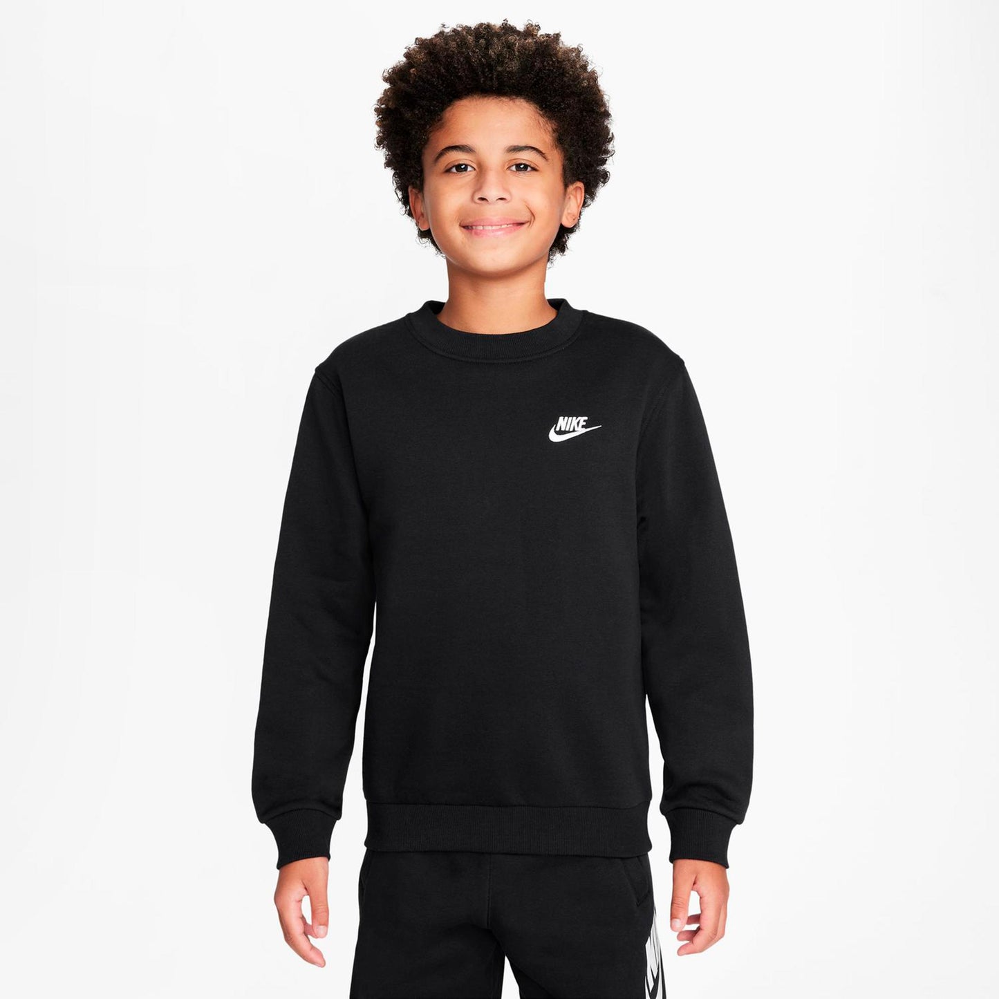 Nike Club Fleece Sweatshirt Kinder - schwarz Nike Club Fleece Sweatshirt Kinder - schwarz