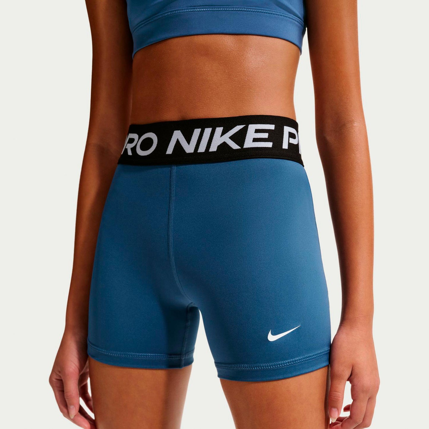 Nike Dri-Fit Big Kids 3in Shorts Mädchen-petrol Nike Dri-Fit Big Kids 3in Shorts Mädchen-petrol