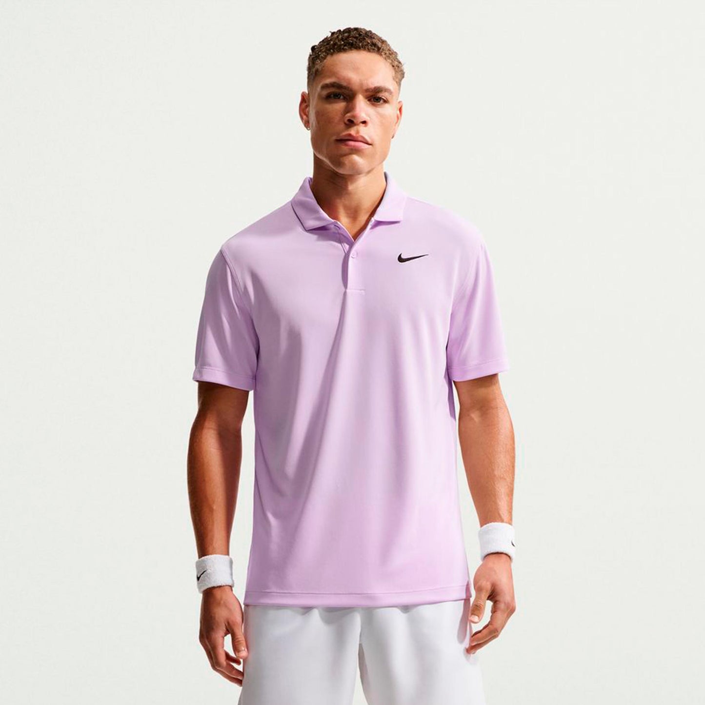 Nike Dri-Fit Victory Court Solid Polo Herren - flieder, schwarz Nike Dri-Fit Victory Court Solid Polo Herren - flieder, schwarz