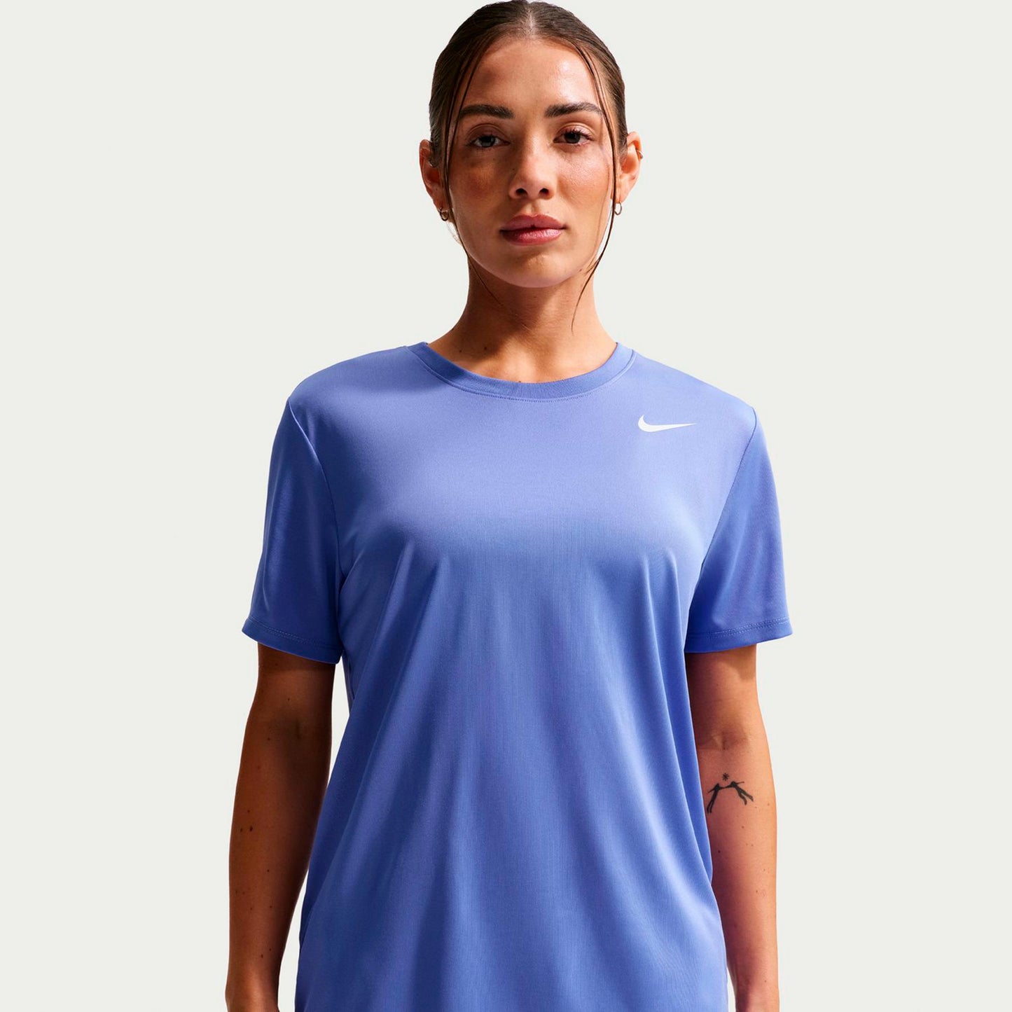 Nike Dri-Fit Regular T-Shirt Damen-blau Nike Dri-Fit Regular T-Shirt Damen-blau