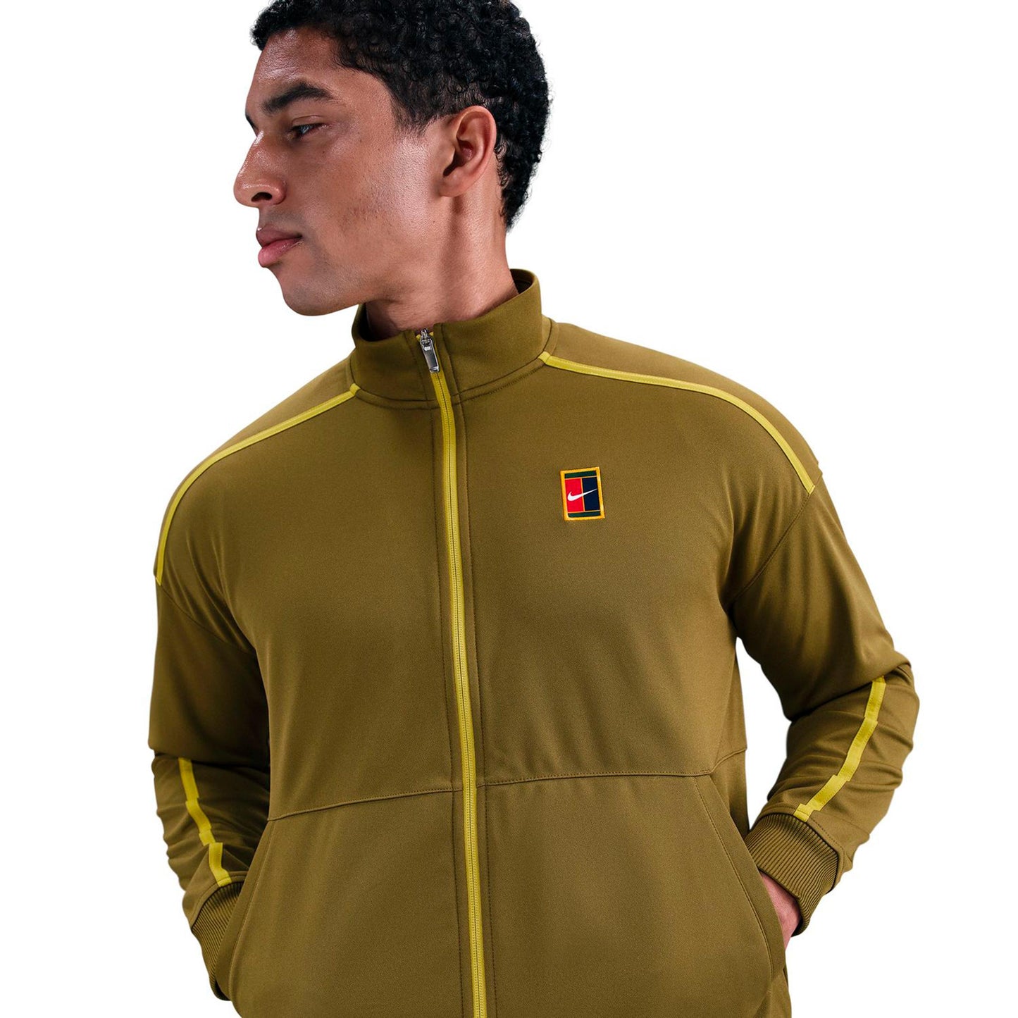 Nike Jannik Sinner Court Heritage Trainingsjacke Herren-oliv Nike Jannik Sinner Court Heritage Trainingsjacke Herren-oliv