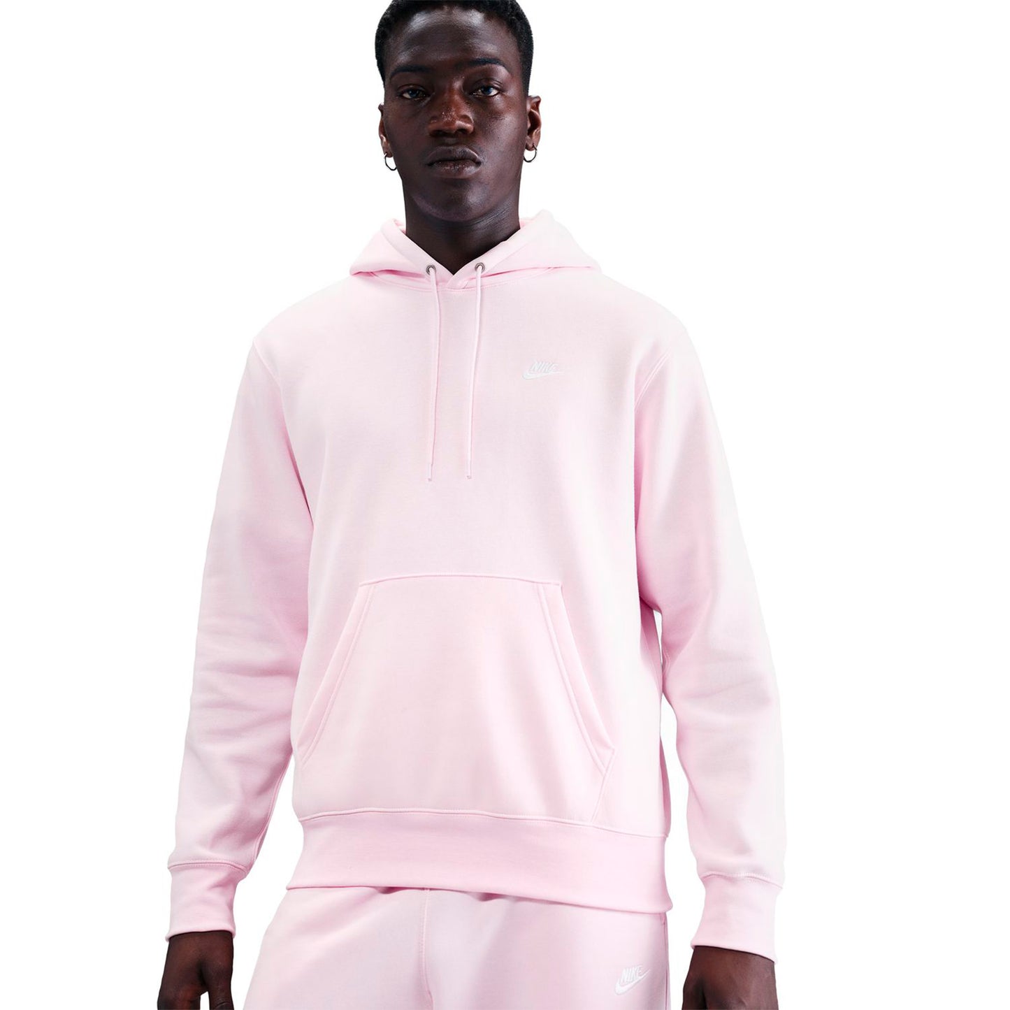 Nike Club Hoody Herren-rosa Nike Club Hoody Herren-rosa