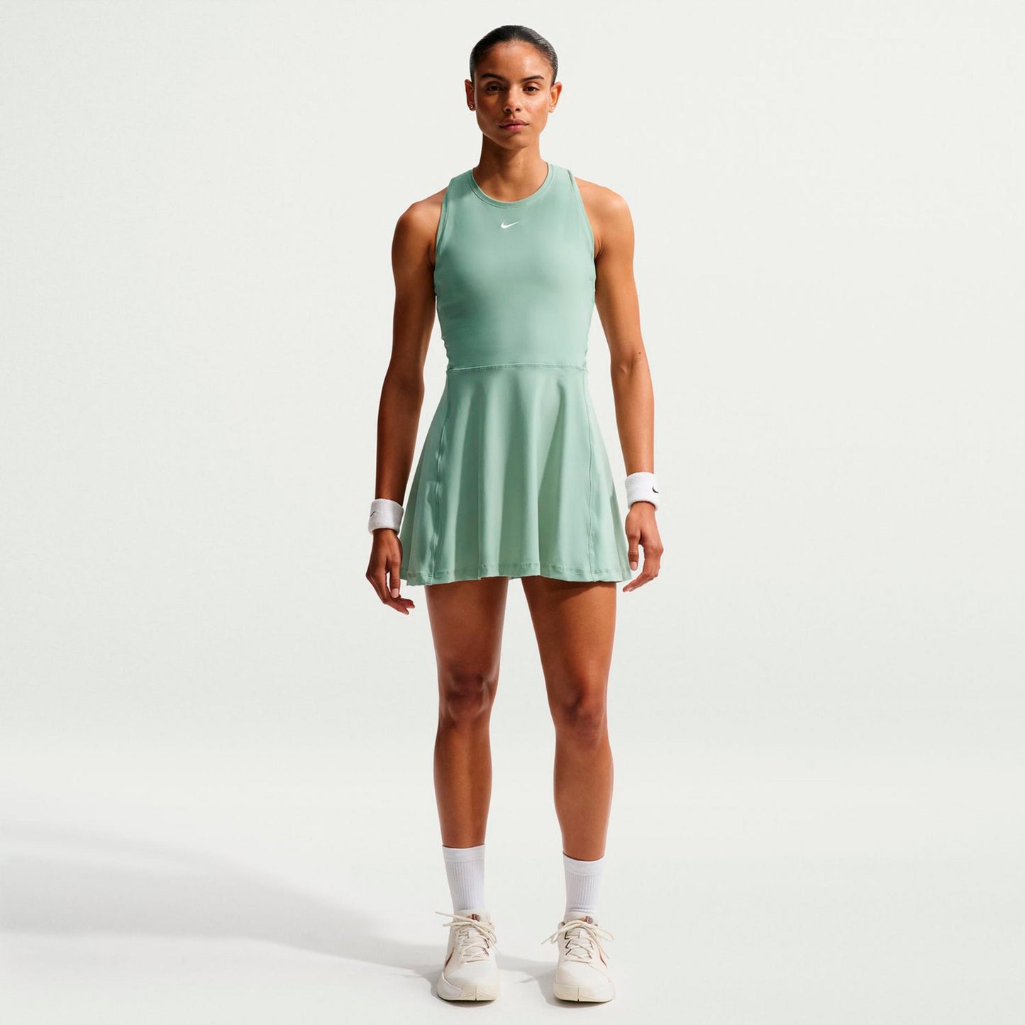 Nike Dri-FIT Victory Kleid Damen - graugrün, weiß Nike Dri-FIT Victory Kleid Damen - graugrün, weiß
