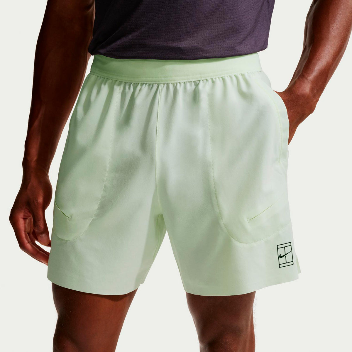 Nike Court Dri-FIT Advantage 6in Shorts Herren-hellgrün Nike Court Dri-FIT Advantage 6in Shorts Herren-hellgrün