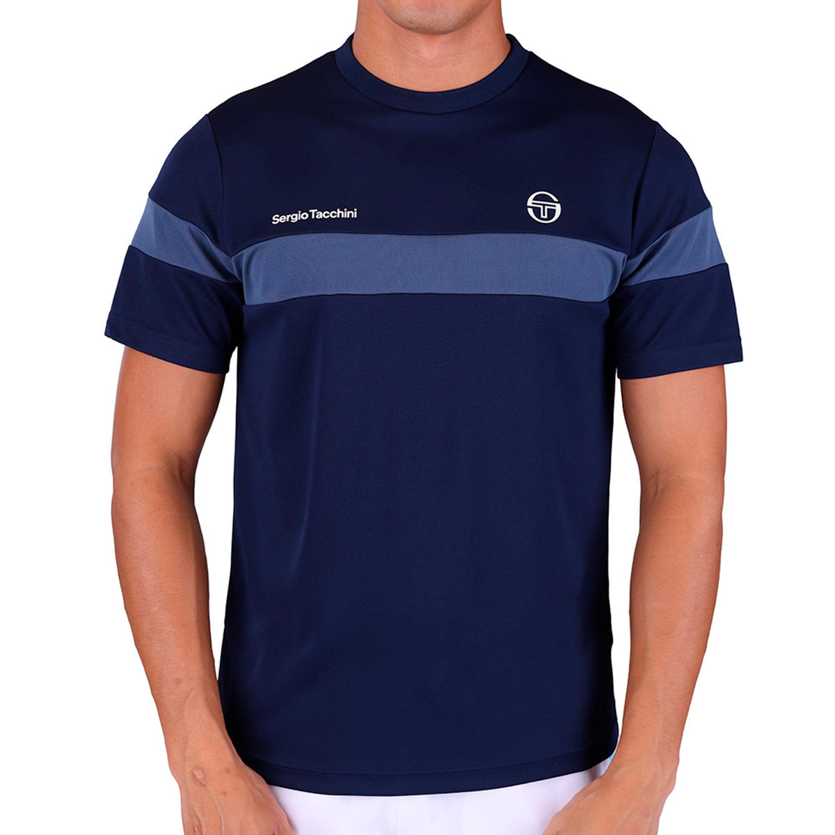 Sergio Tacchini Leone PL T-Shirt Herren - dunkelblau, blaugrau Sergio Tacchini Leone PL T-Shirt Herren - dunkelblau, blaugrau