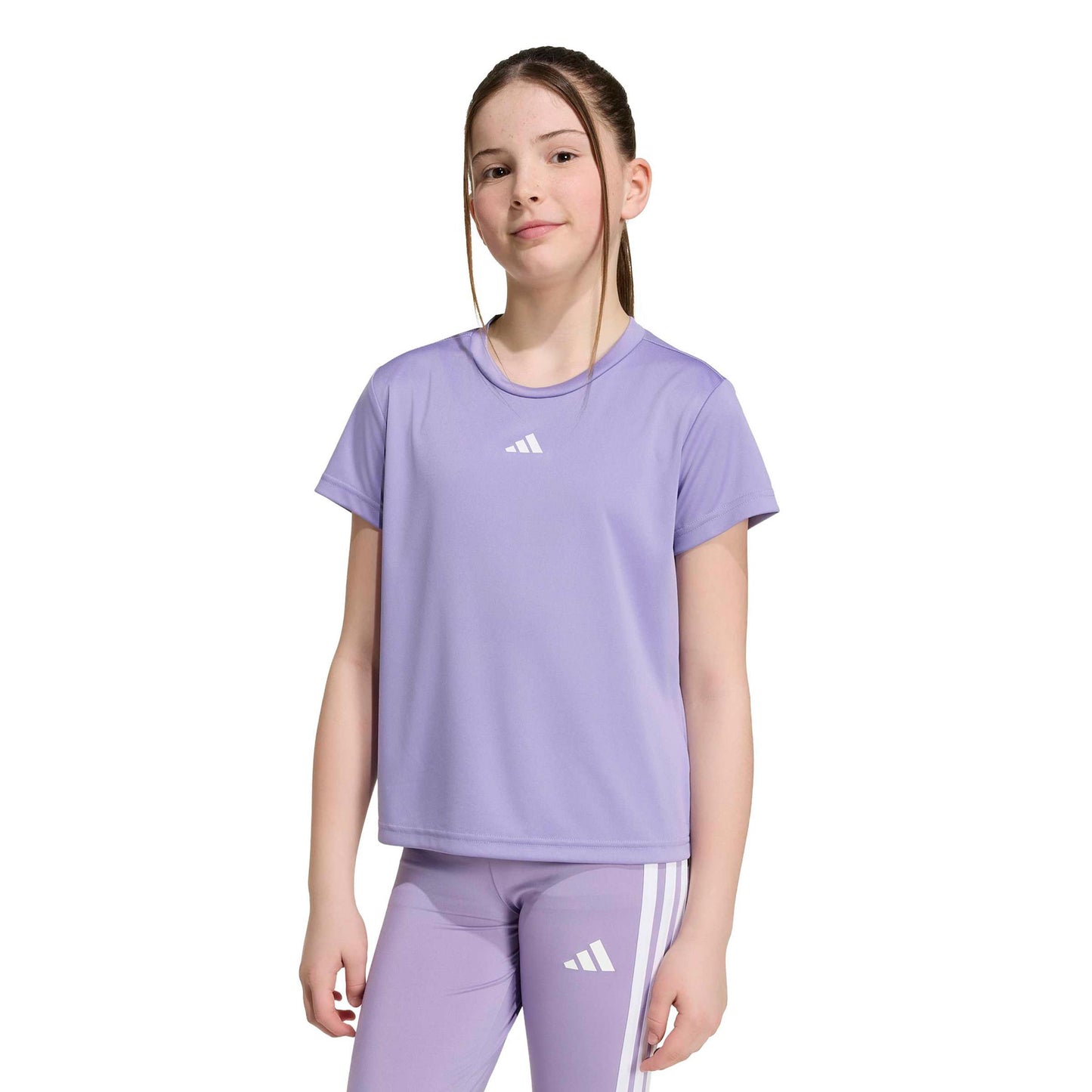 adidas Essentials Training T-Shirt Kinder - flieder, weiß adidas Essentials Training T-Shirt Kinder - flieder, weiß