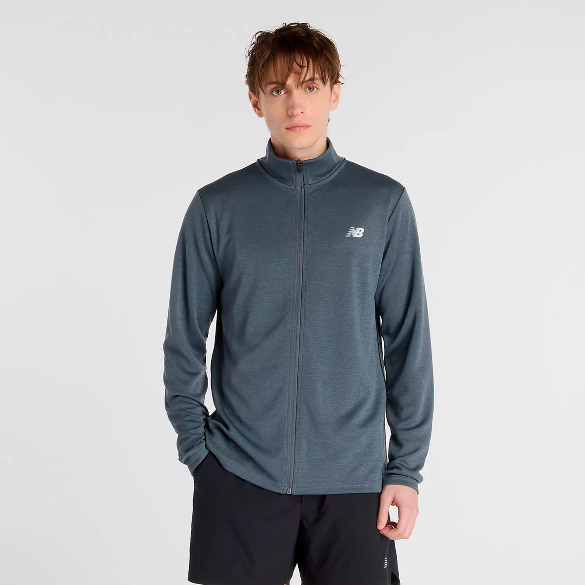 New Balance Sport Knit Trainingsjacke Herren - dunkelgrau New Balance Sport Knit Trainingsjacke Herren - dunkelgrau