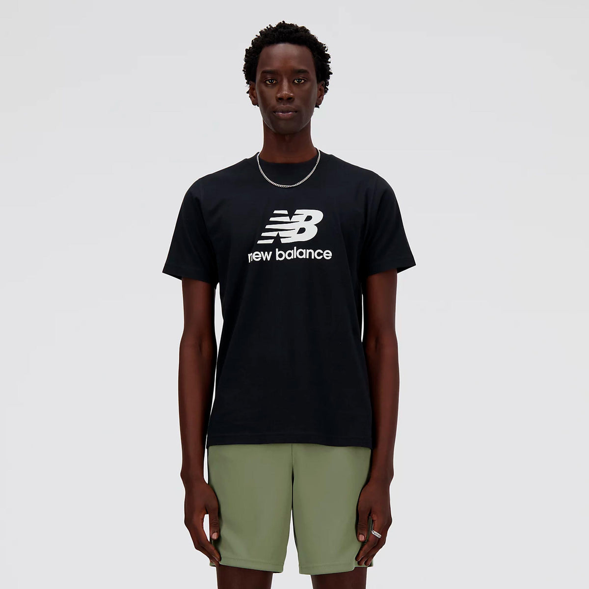 New Balance Essentials Logo T-Shirt Herren - schwarz New Balance Essentials Logo T-Shirt Herren - schwarz