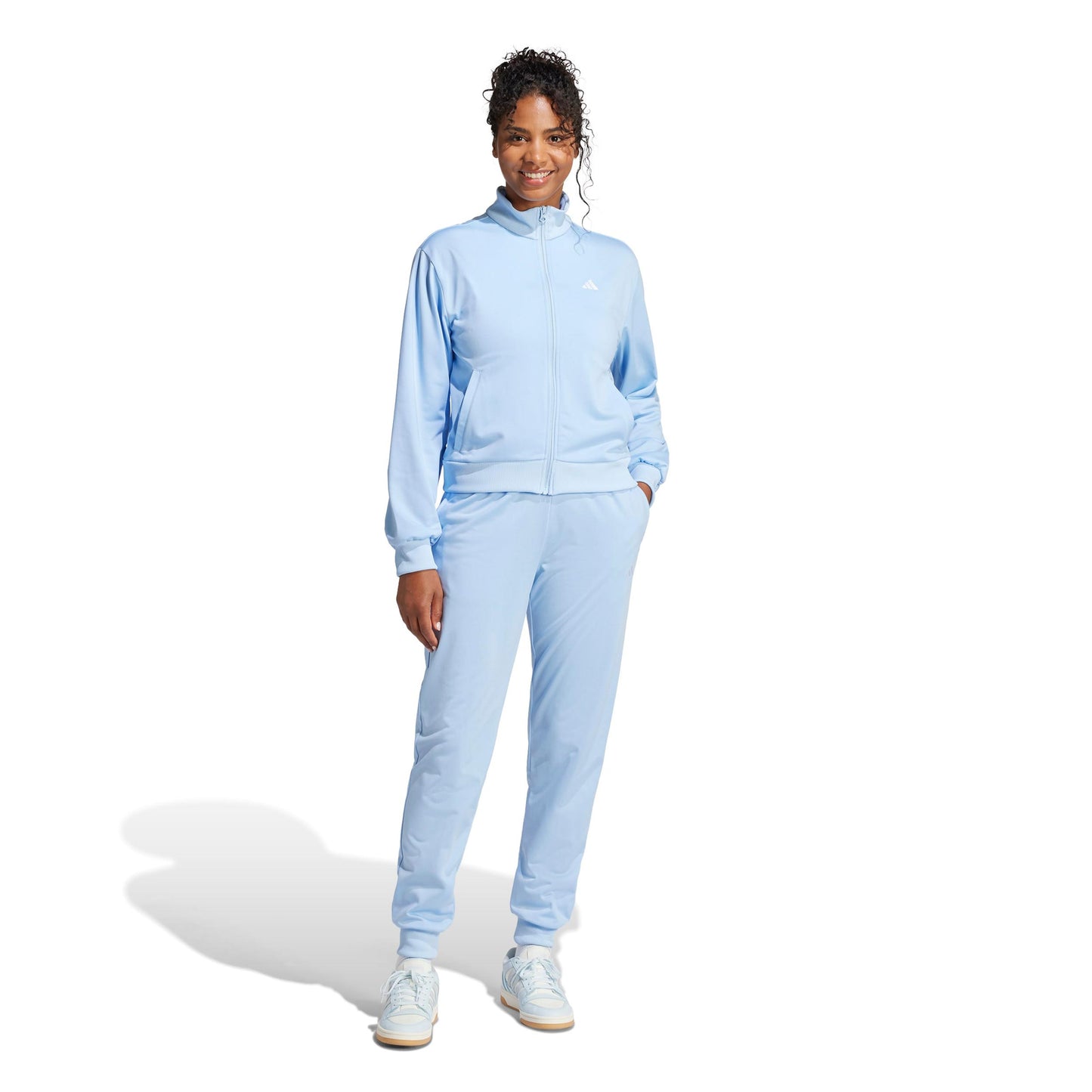 adidas Feelcozy Trainingsanzug Damen - hellblau adidas Feelcozy Trainingsanzug Damen - hellblau