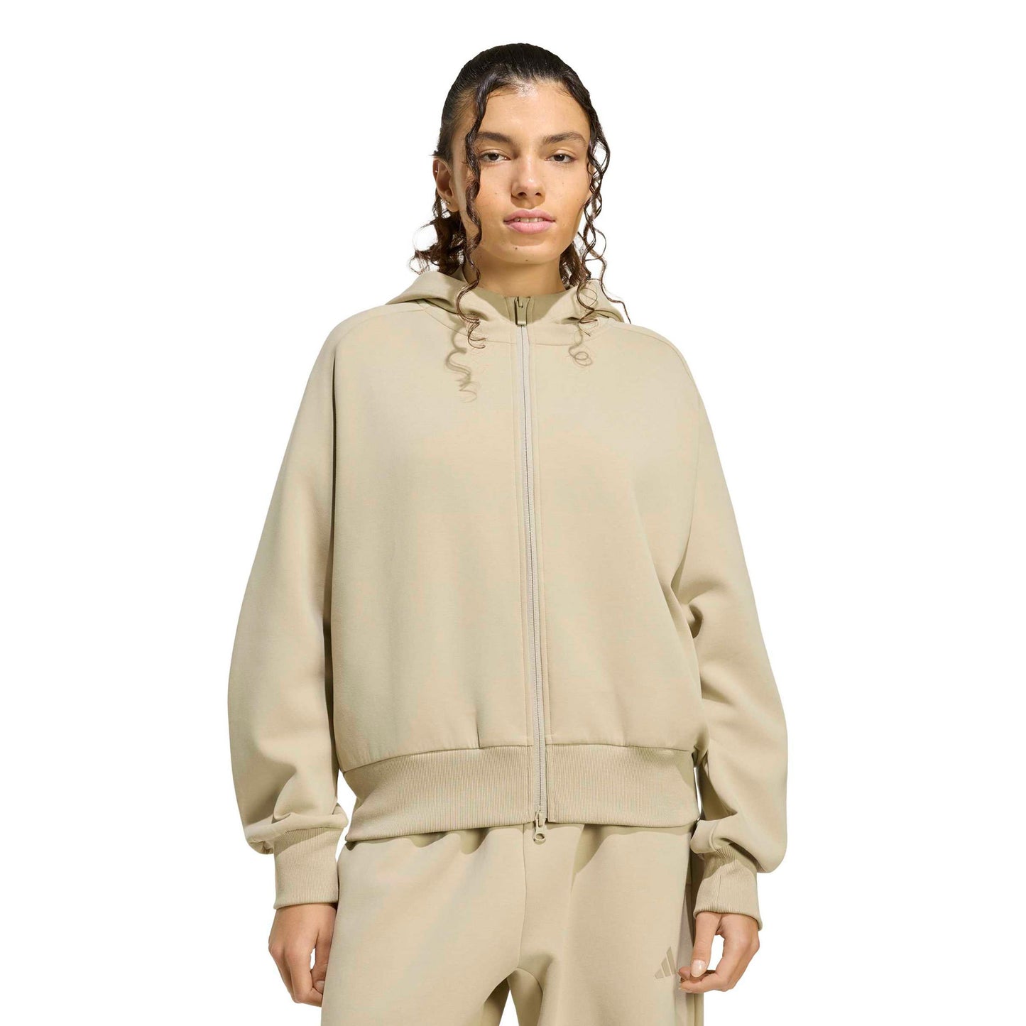 adidas Lux Sweatjacke Damen - beige adidas Lux Sweatjacke Damen - beige