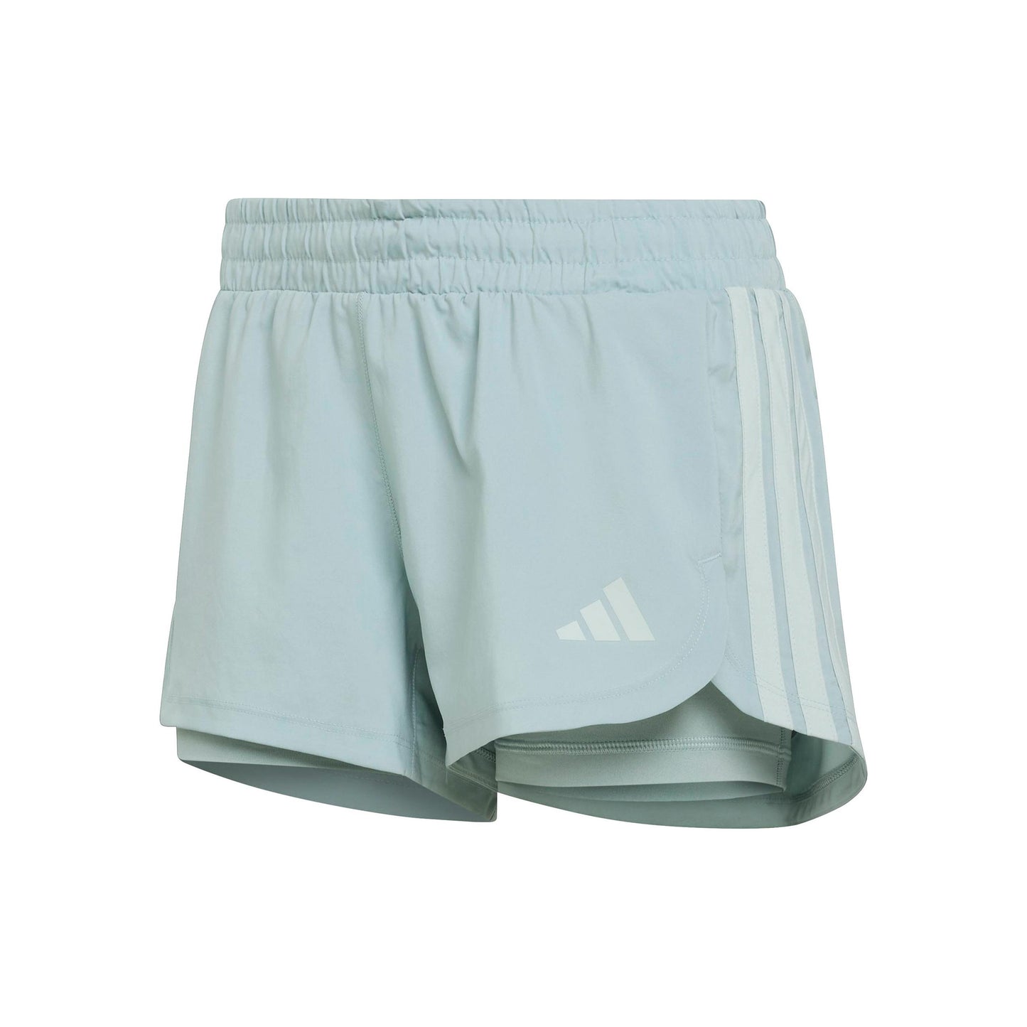 adidas Pacer 2In1 Shorts Damen - salbei adidas Pacer 2In1 Shorts Damen - salbei