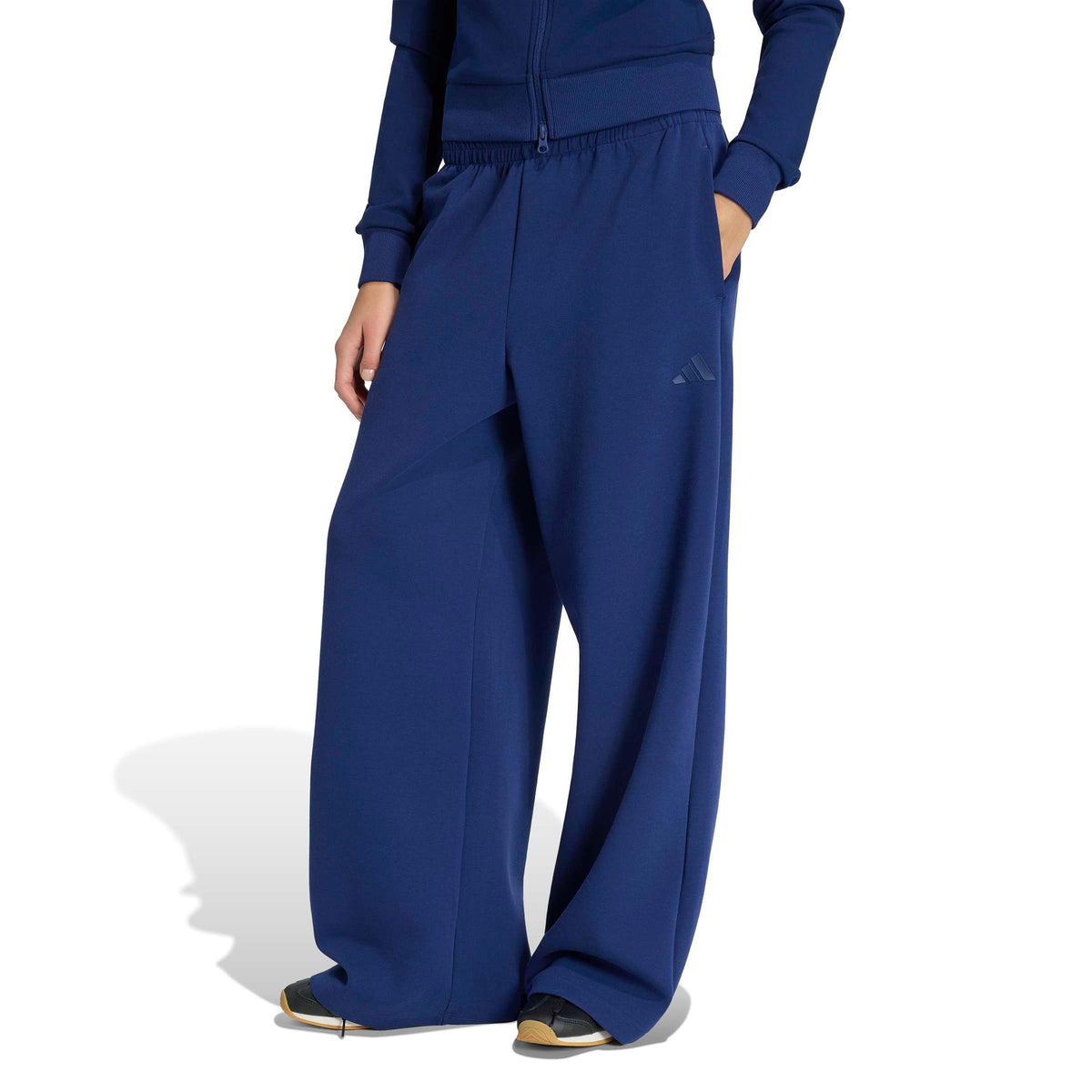 adidas Soft Lux Straight Trainingshose Damen - dunkelblau adidas Soft Lux Straight Trainingshose Damen - dunkelblau
