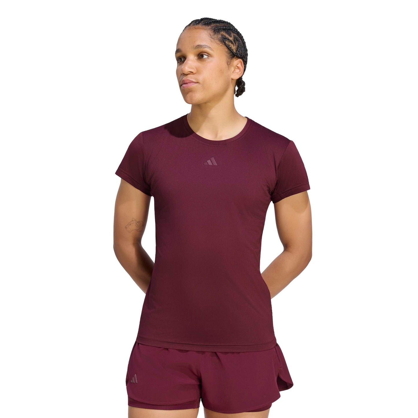 adidas Freelift T-Shirt Damen - weinrot adidas Freelift T-Shirt Damen - weinrot