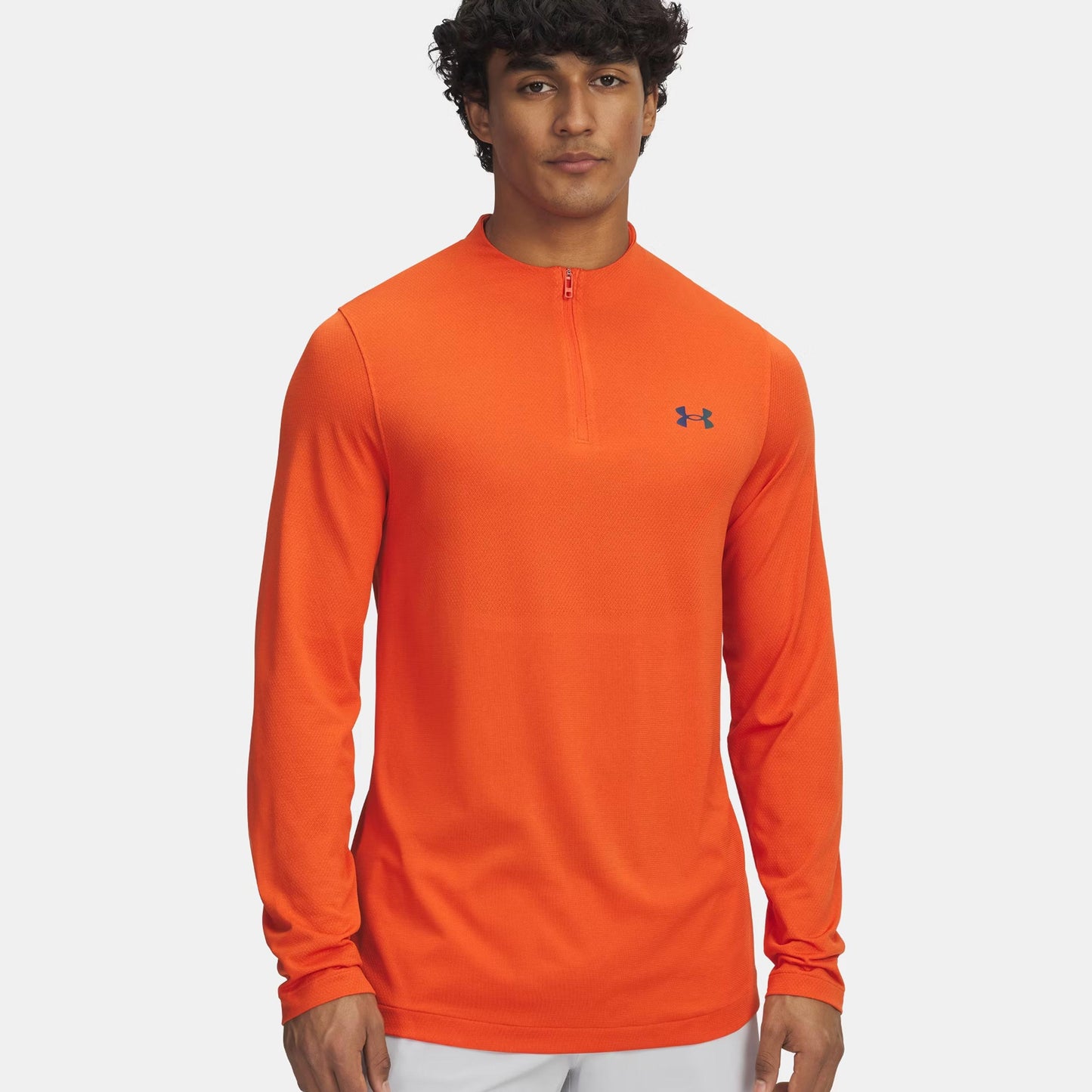 Under Armour Vanish Elite Seamless 1/4 Zip Longsleeve Herren-orange Under Armour Vanish Elite Seamless 1/4 Zip Longsleeve Herren-orange